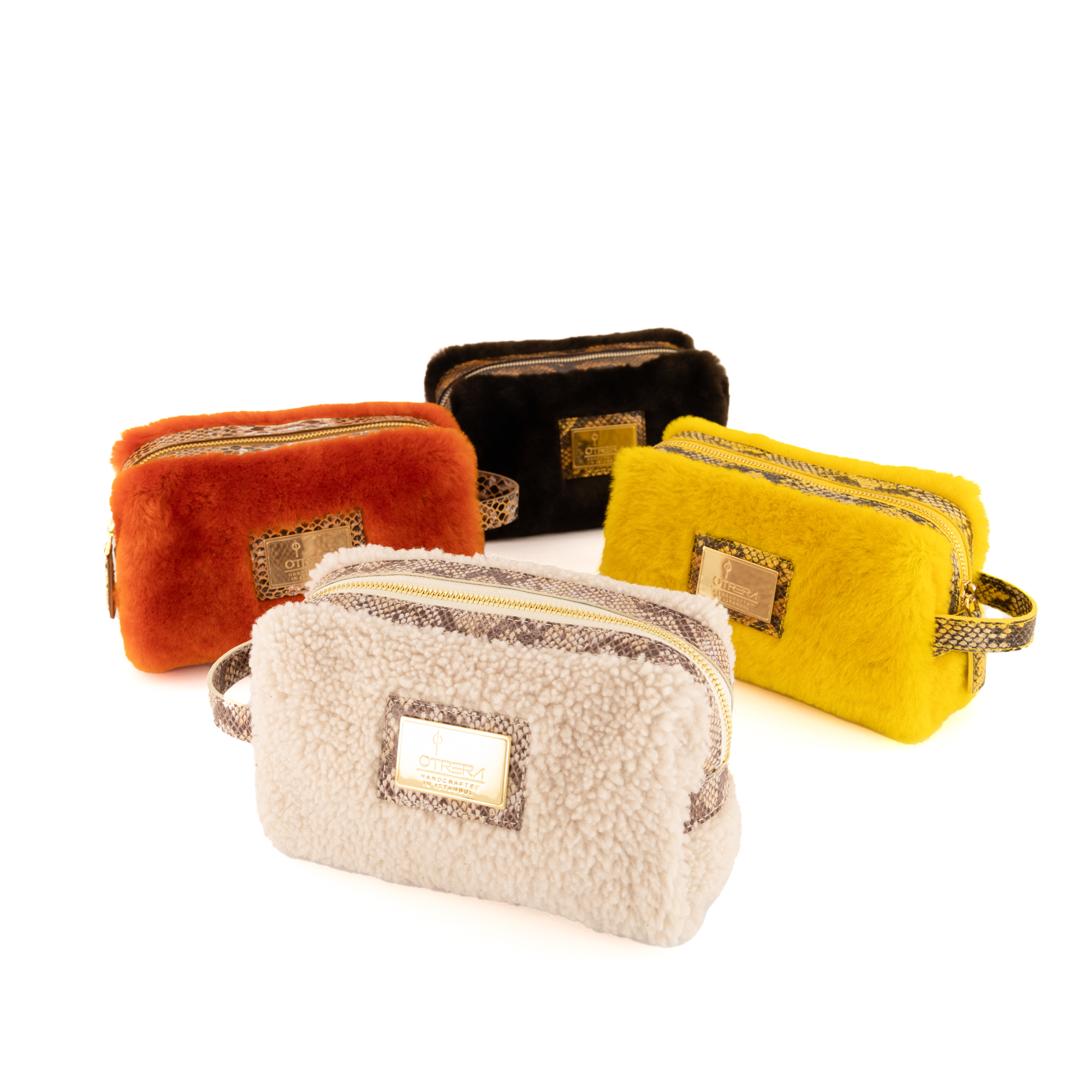 Otrera-Lula Pouch Fur - Burnt Orange-El Çantası-5-Milagron.com