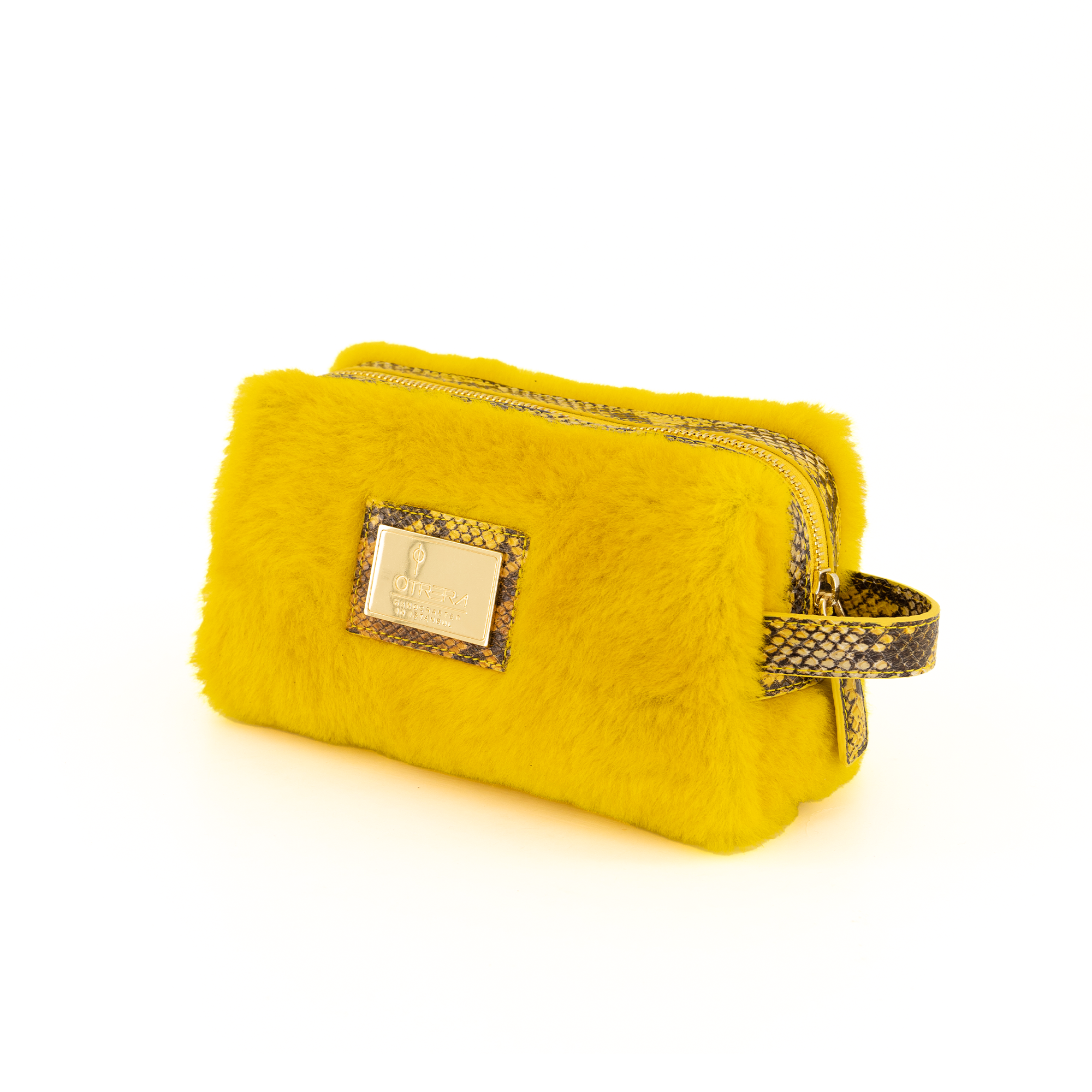 Otrera-Lula Pouch Fur - Canary-El Çantası-1-Milagron.com
