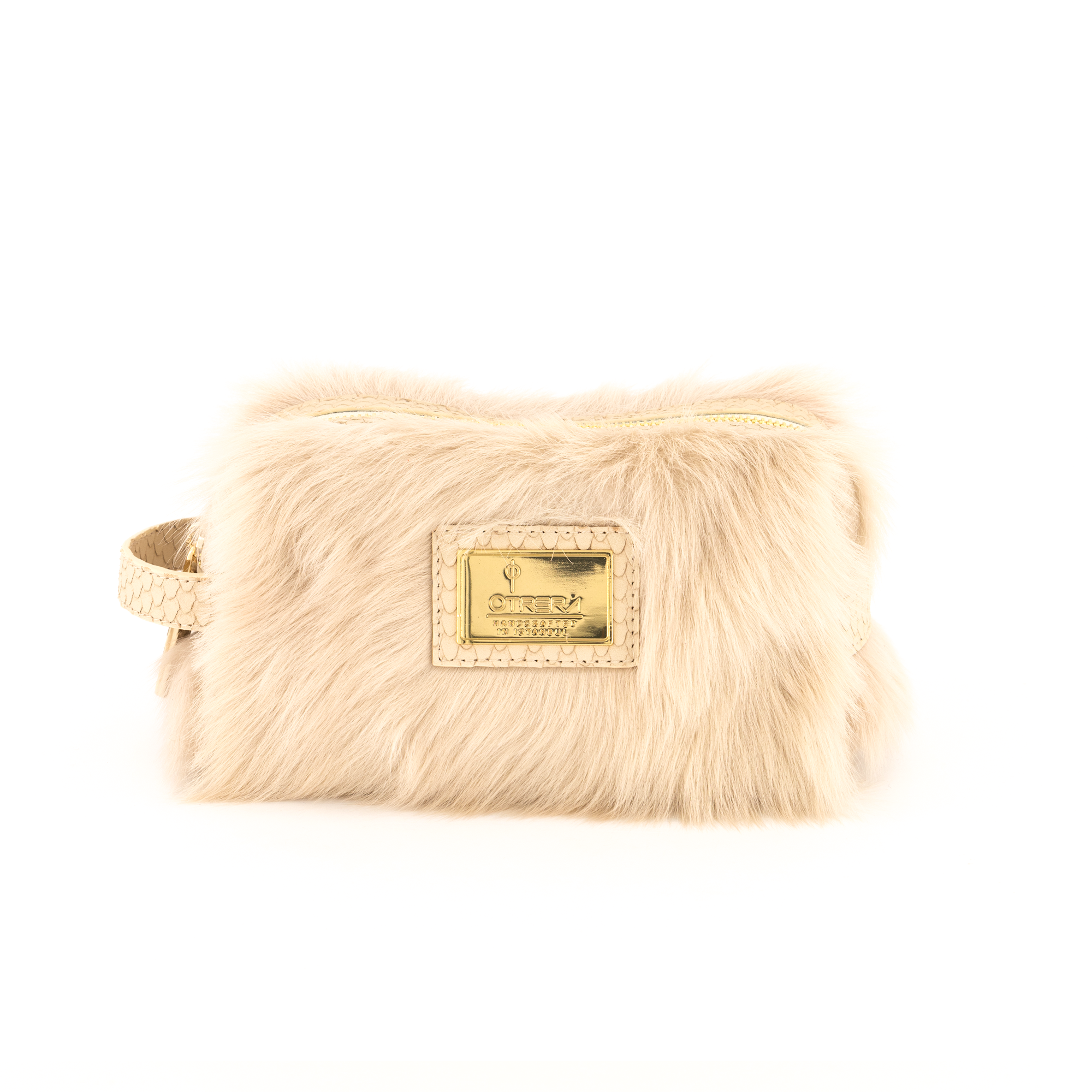 Otrera-Lula Pouch Shearling - Beige-El Çantası-1-Milagron.com
