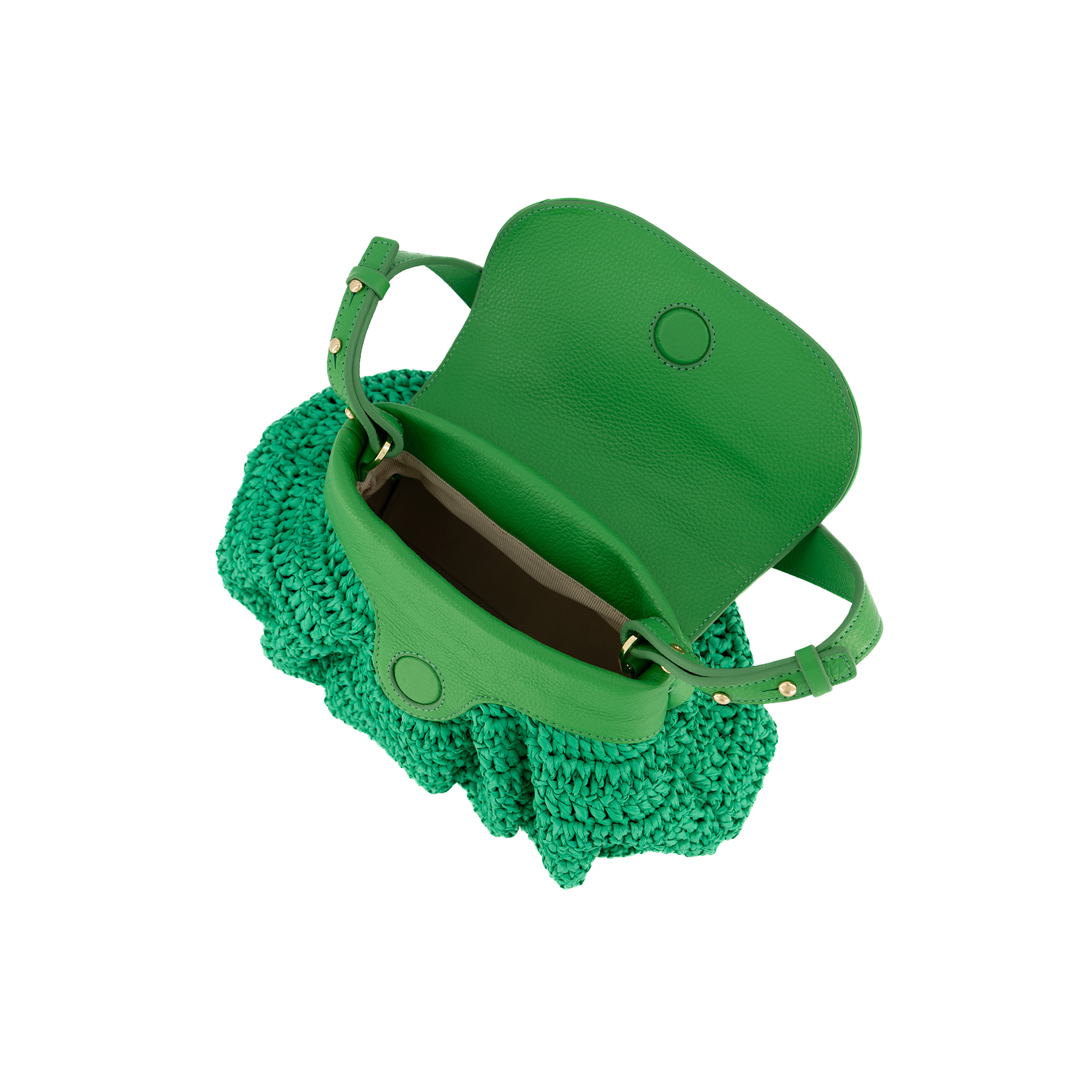 Otrera-Luna Green-Omuz Çantası-3-Milagron.com