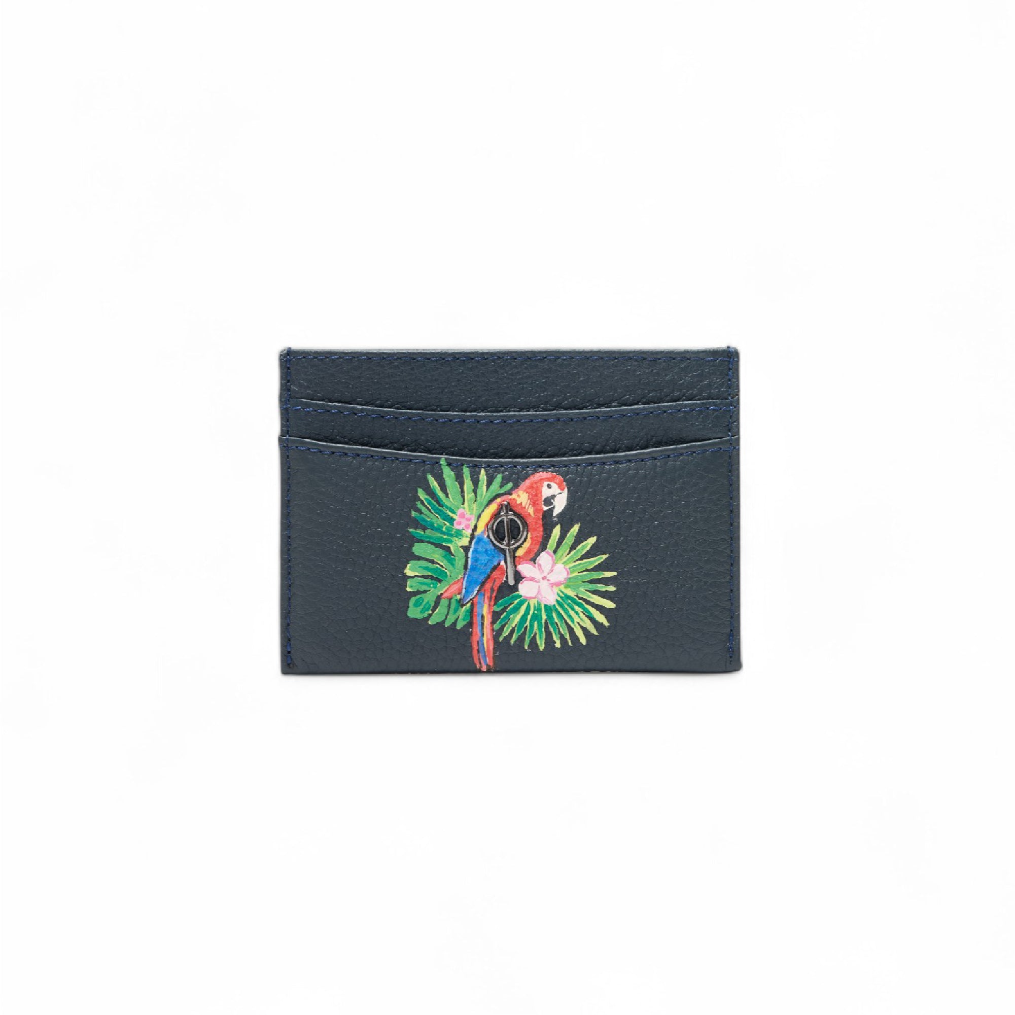 Otrera-Lydia Hand Painted Pappagallo-Cüzdan & Kartlık-1-Milagron.com