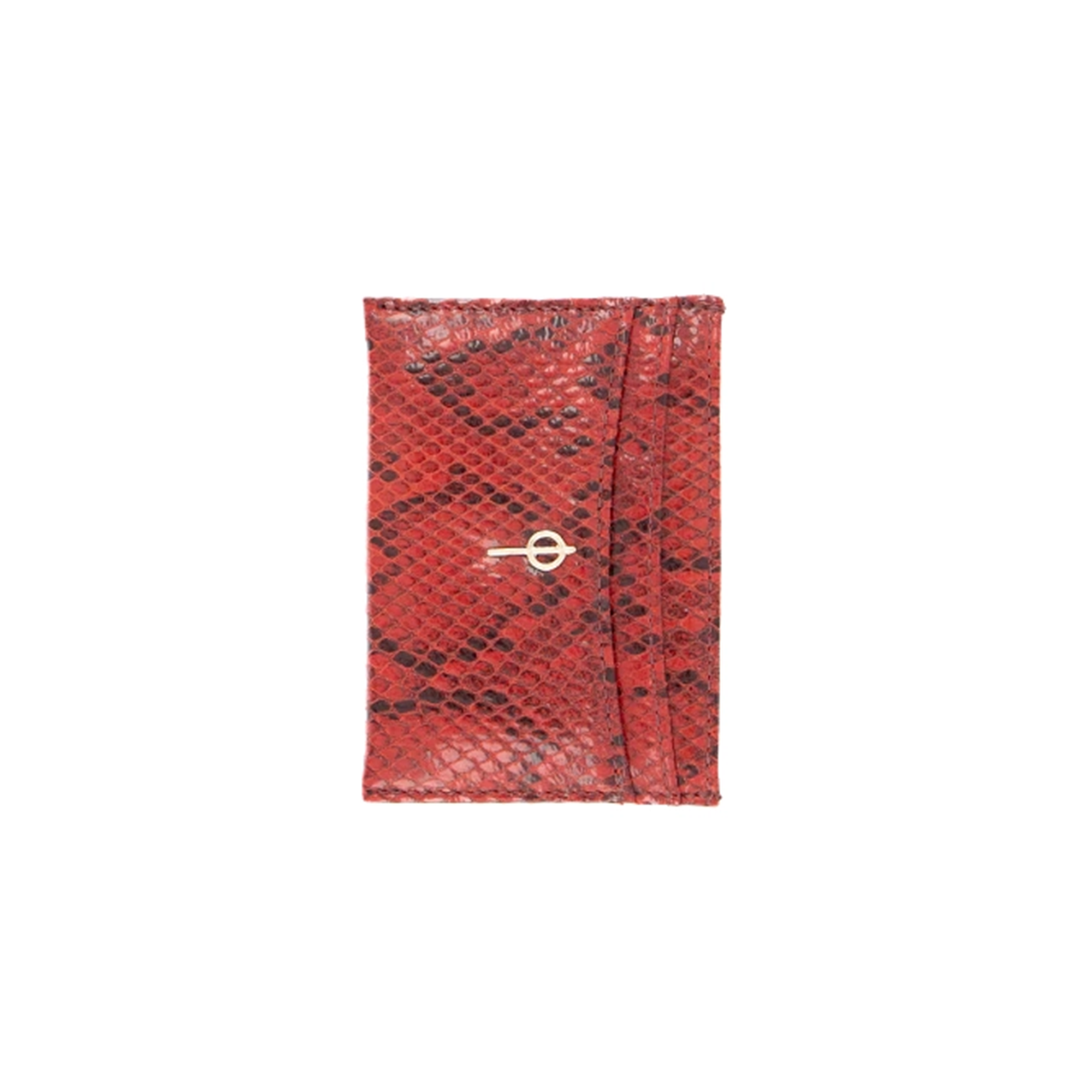 Otrera-Lydia Snake Shiny Red-Cüzdan & Kartlık-1-Milagron.com