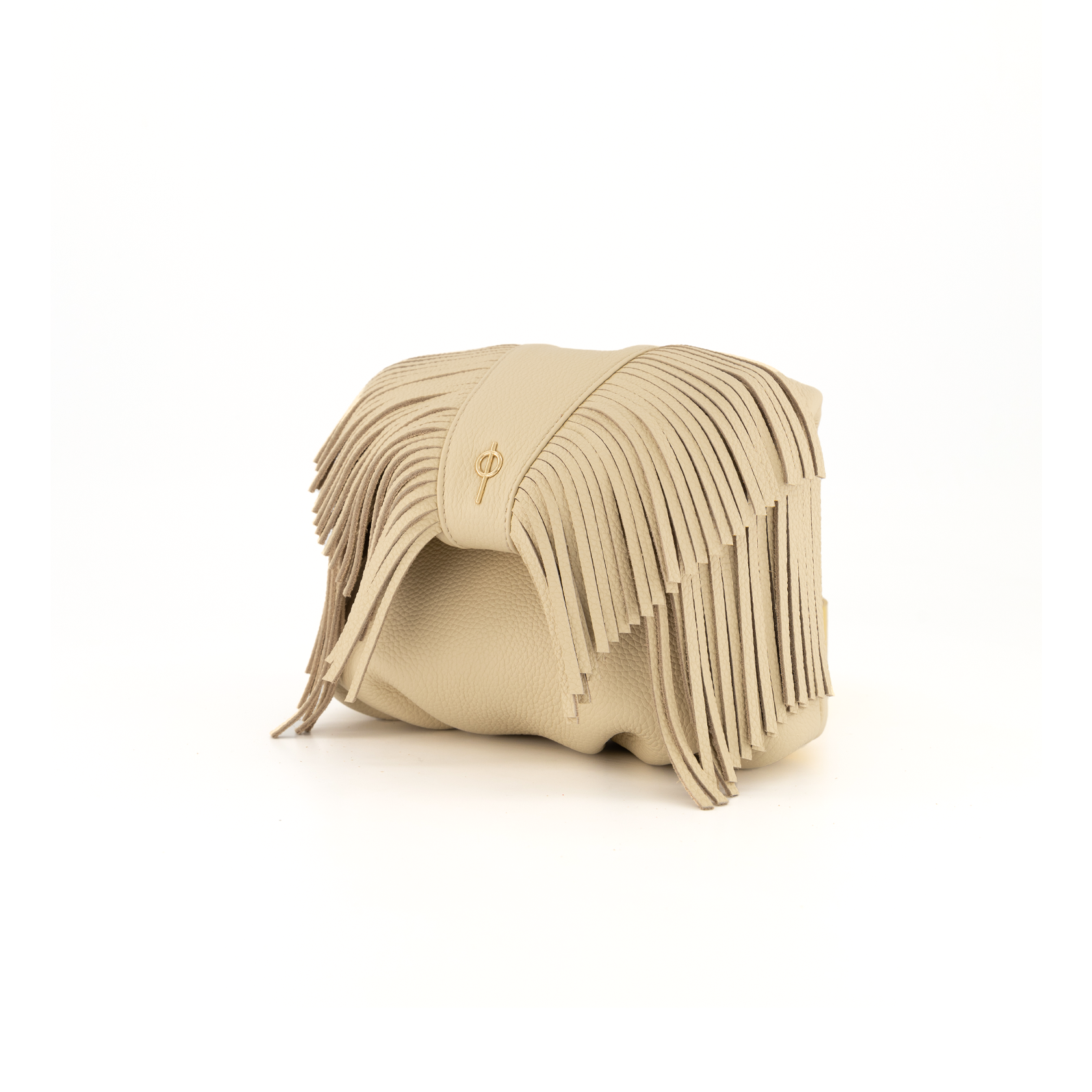 Otrera-Mini Fringe Leda Beige-Omuz Çantası-1-Milagron.com