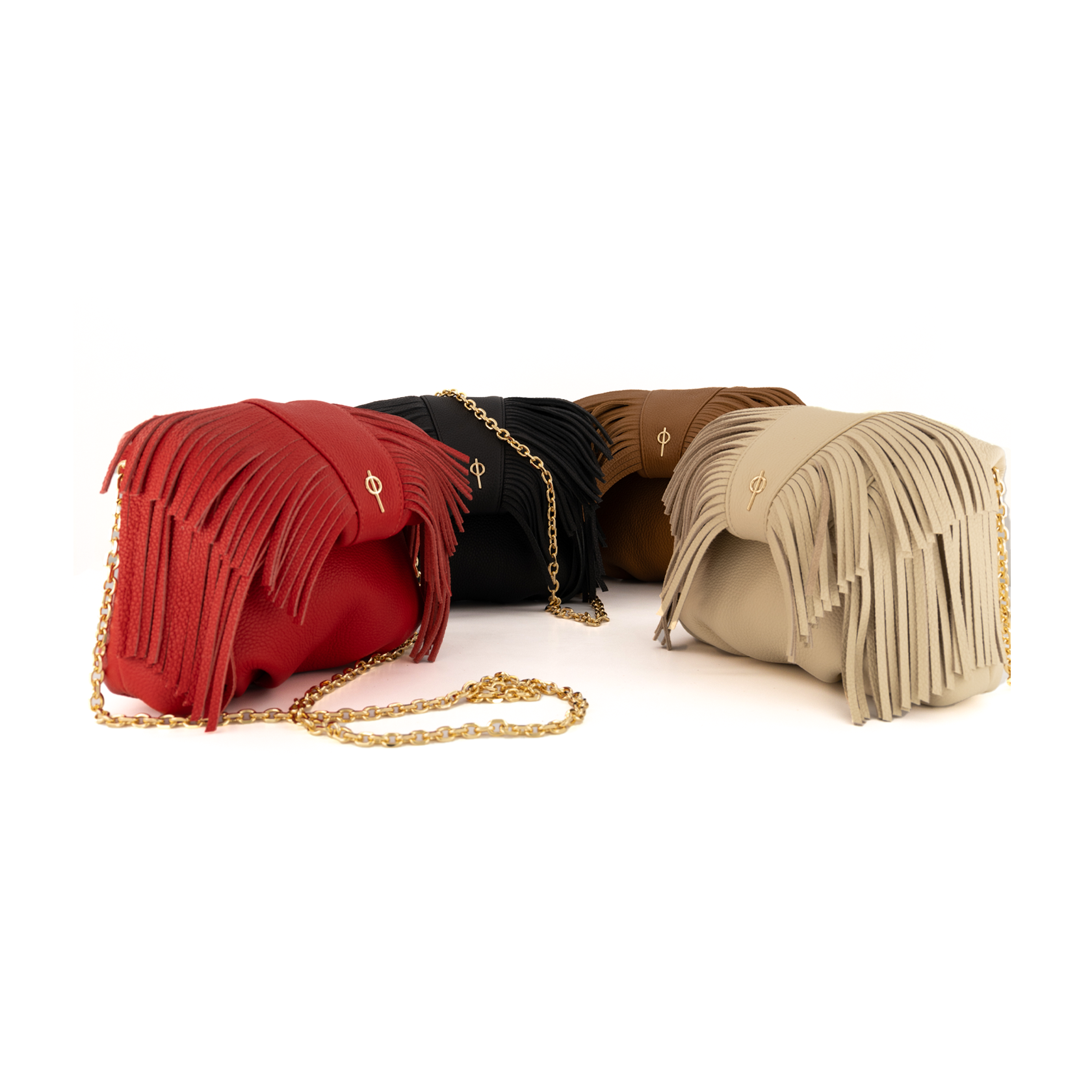 Otrera-Mini Fringe Leda Black-Omuz Çantası-4-Milagron.com