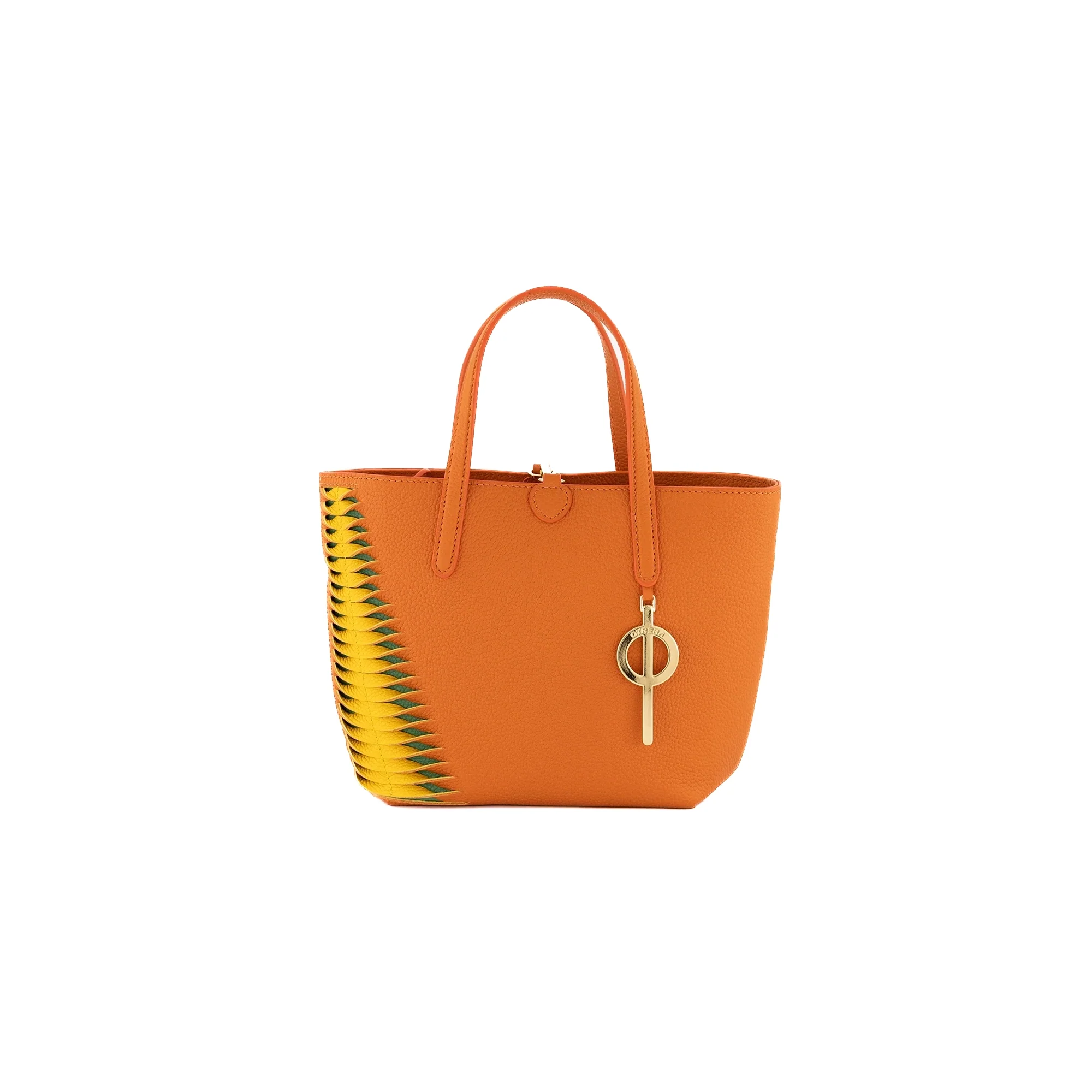 Otrera-Mini Shopping Bag Orange&Yellow-Omuz Çantası-2-Milagron.com