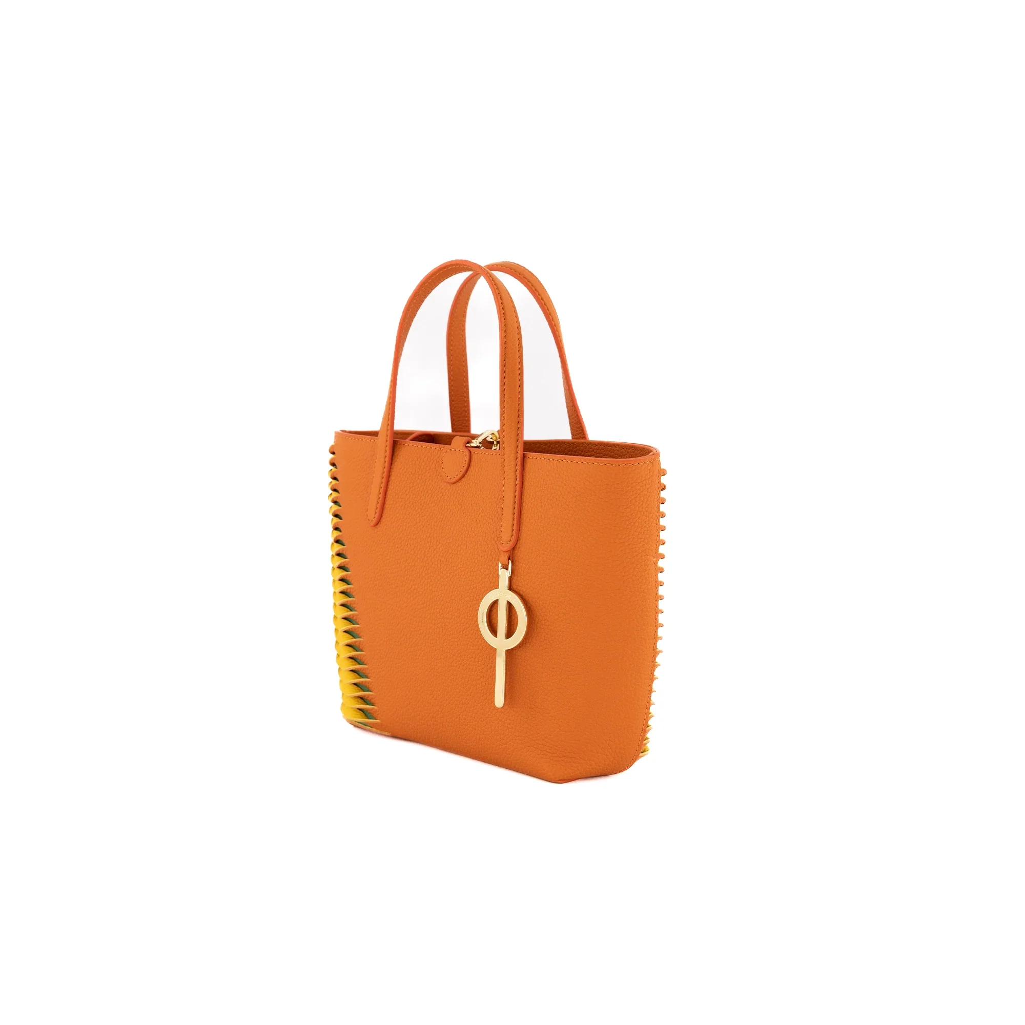 Otrera-Mini Shopping Bag Orange&Yellow-Omuz Çantası-3-Milagron.com