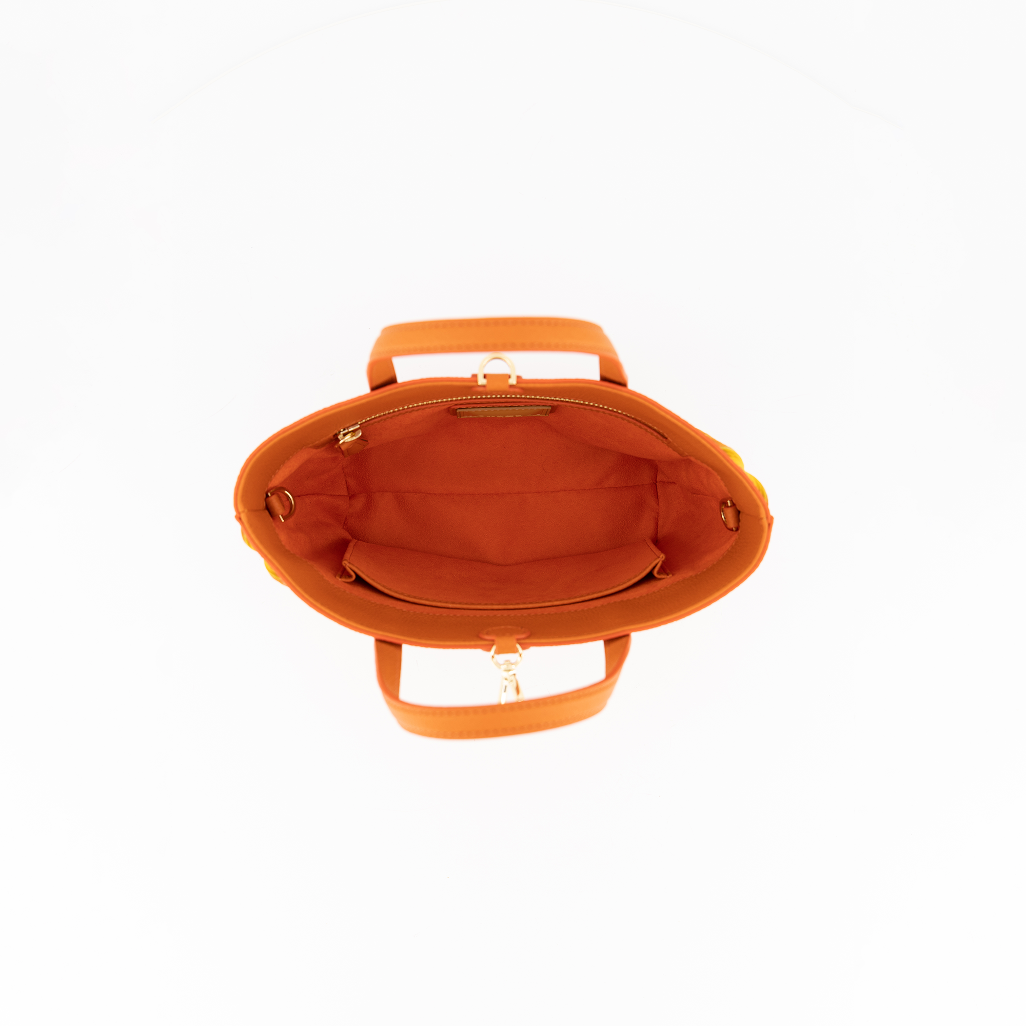 Otrera-Mini Shopping Bag Orange&Yellow-Omuz Çantası-4-Milagron.com