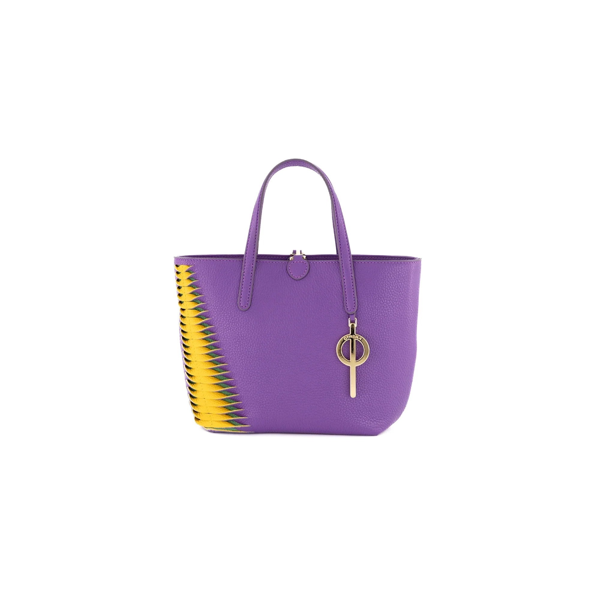 Otrera-Mini Shopping Bag Purple&Yellow-Omuz Çantası-2-Milagron.com