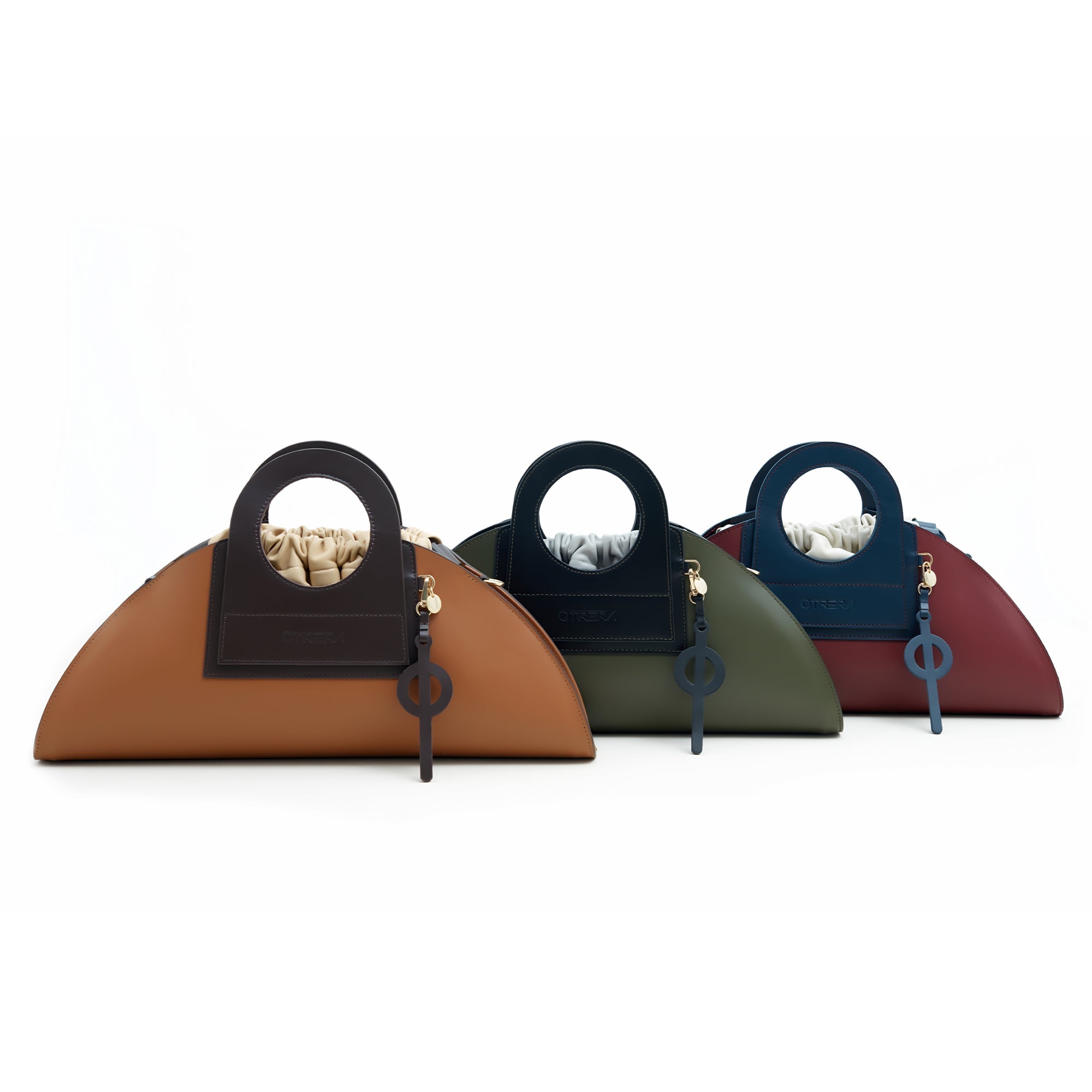 Otrera-Mini Taco Leather - Tan-El Çantası-5-Milagron.com