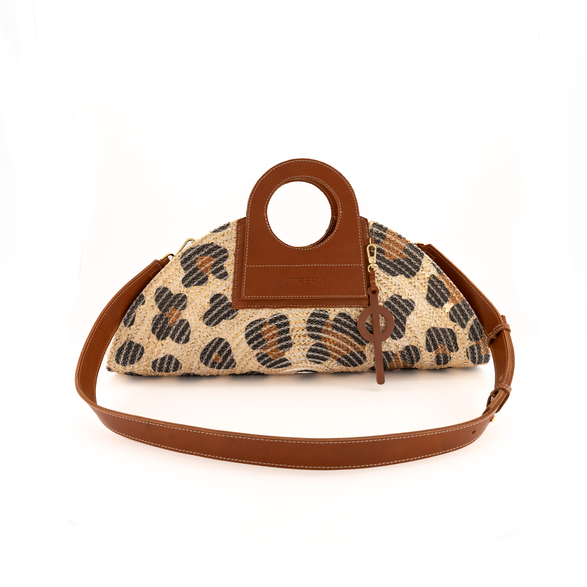 Otrera-Mini Taco Leopard Tan-Omuz Çantası-5-Milagron.com