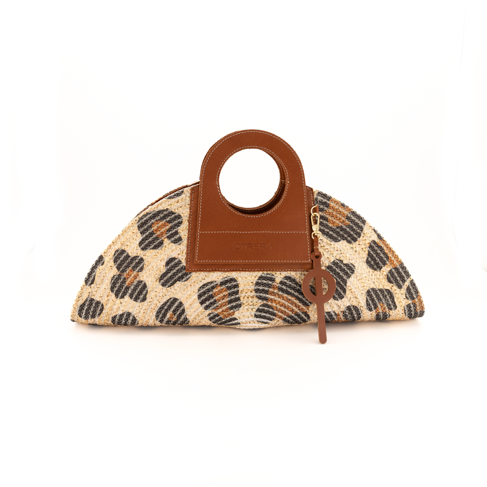 Otrera-Mini Taco Leopard Tan-Omuz Çantası-7-Milagron.com
