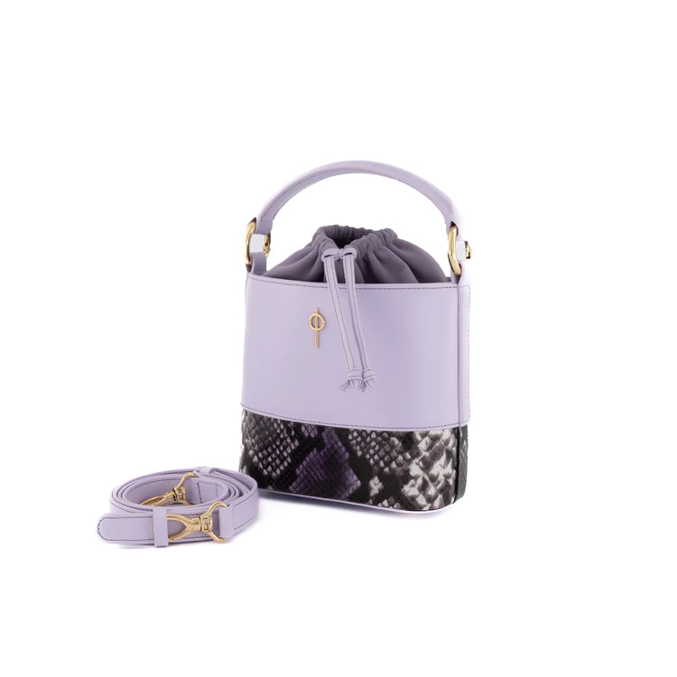 Otrera-Noa Snake Lilac-Omuz Çantası-2-Milagron.com