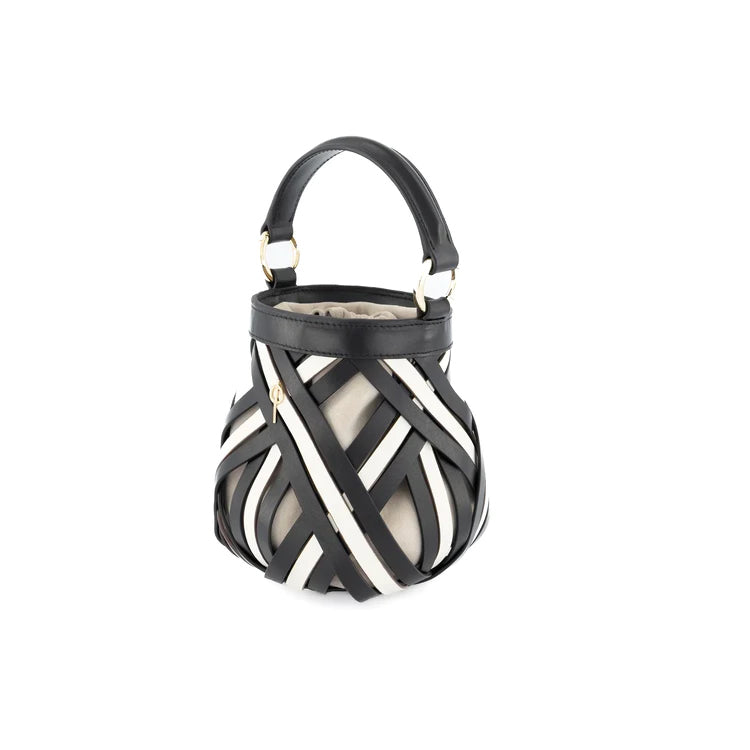 Otrera-Olina Black&White-Omuz Çantası-2-Milagron.com