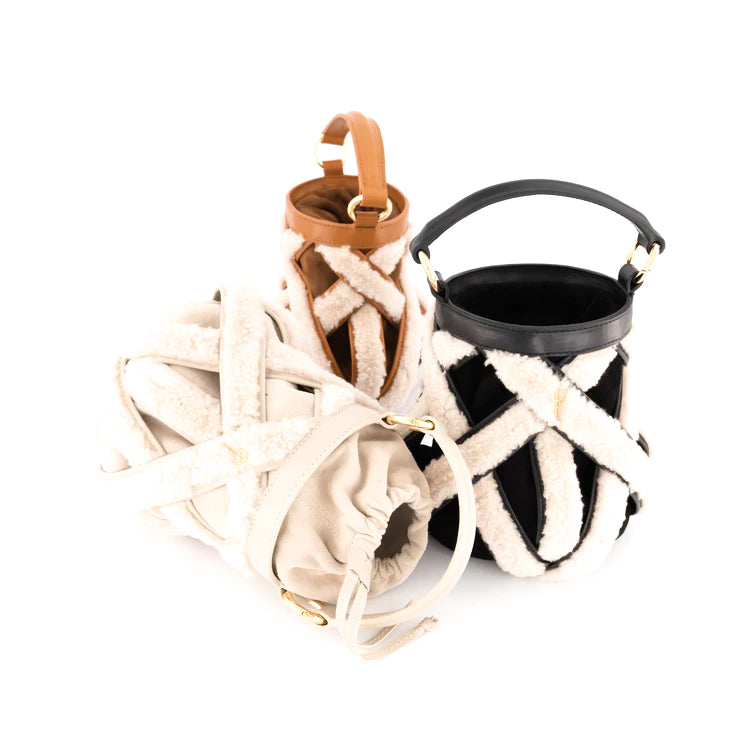 Otrera-Olina Fluffy - Beige-El Çantası-3-Milagron.com