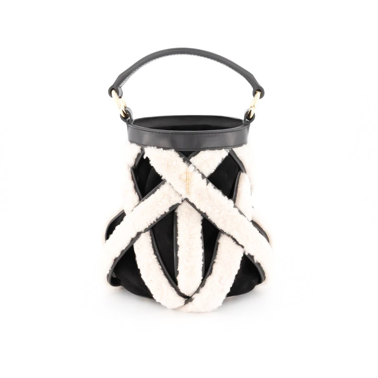 Otrera-Olına Fluffy Black-El Çantası-1-Milagron.com