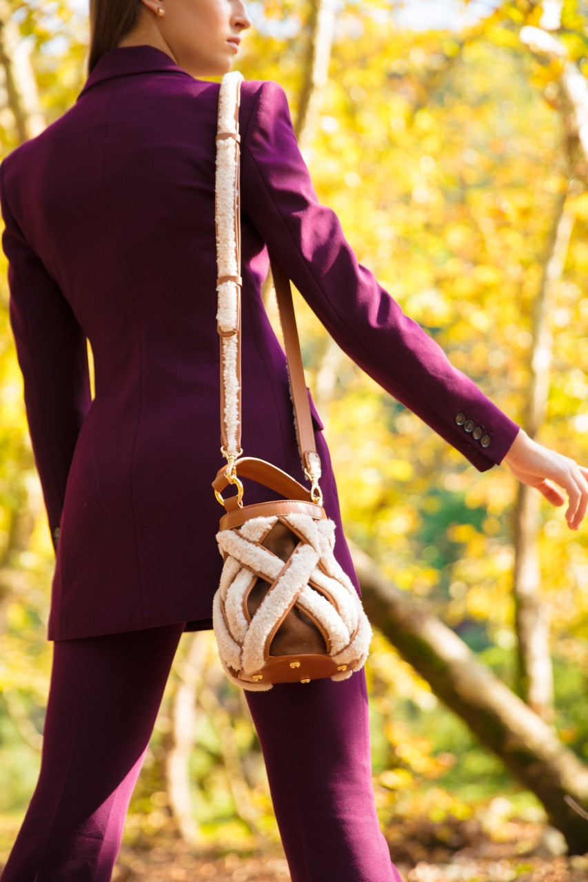 Otrera-Olına Fluffy - Tan-El Çantası-4-Milagron.com