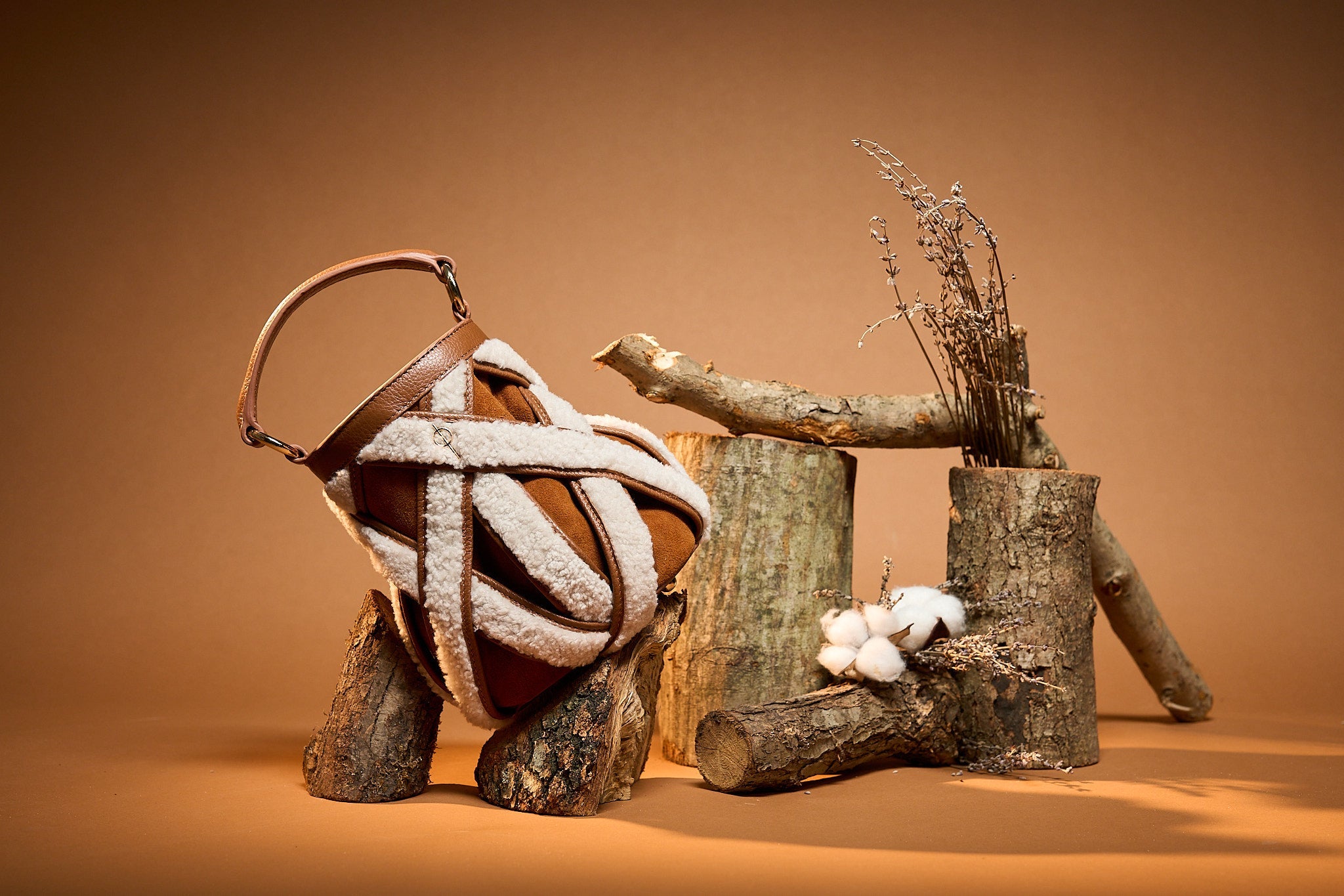 Otrera-Olına Fluffy - Tan-El Çantası-5-Milagron.com