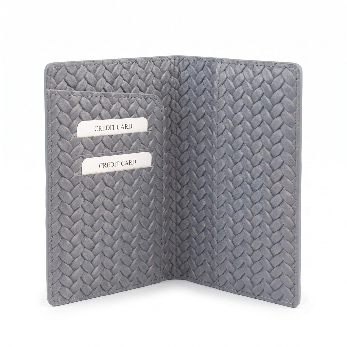 Passport Case BraiDed Grey