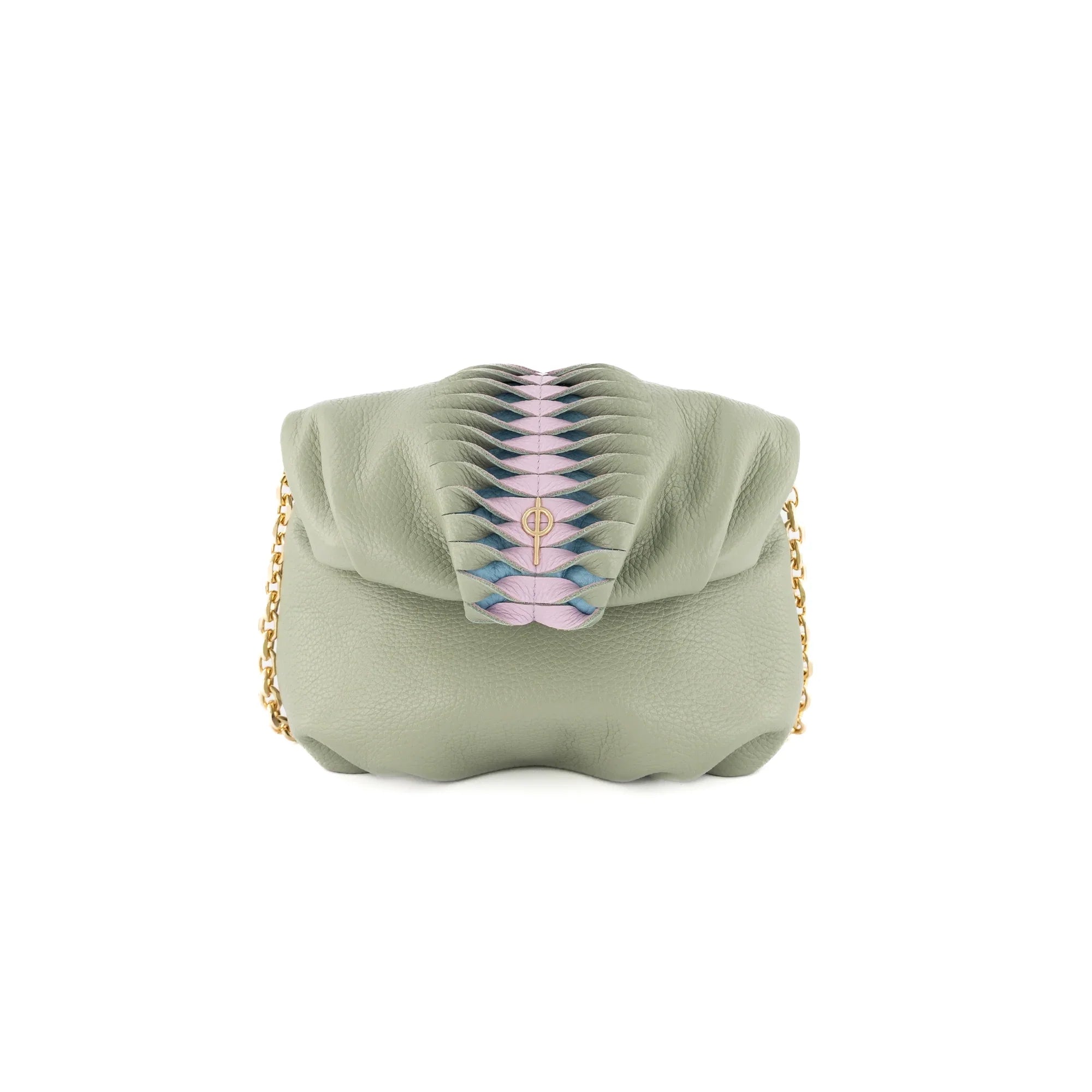 Otrera-Pastel Mini Leda Green-Omuz Çantası-1-Milagron.com