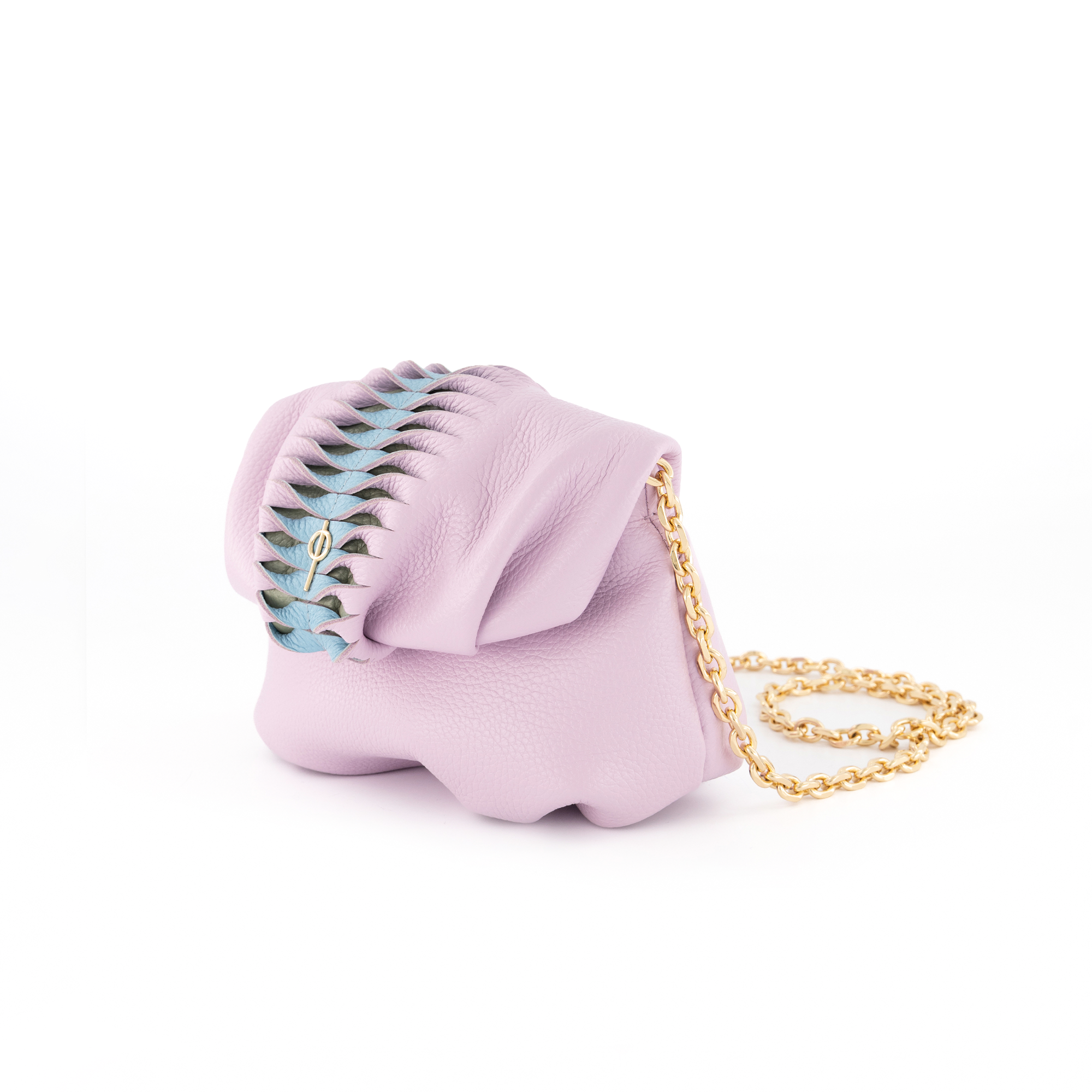 Otrera-Pastel Mini Leda Pink-Omuz Çantası-2-Milagron.com