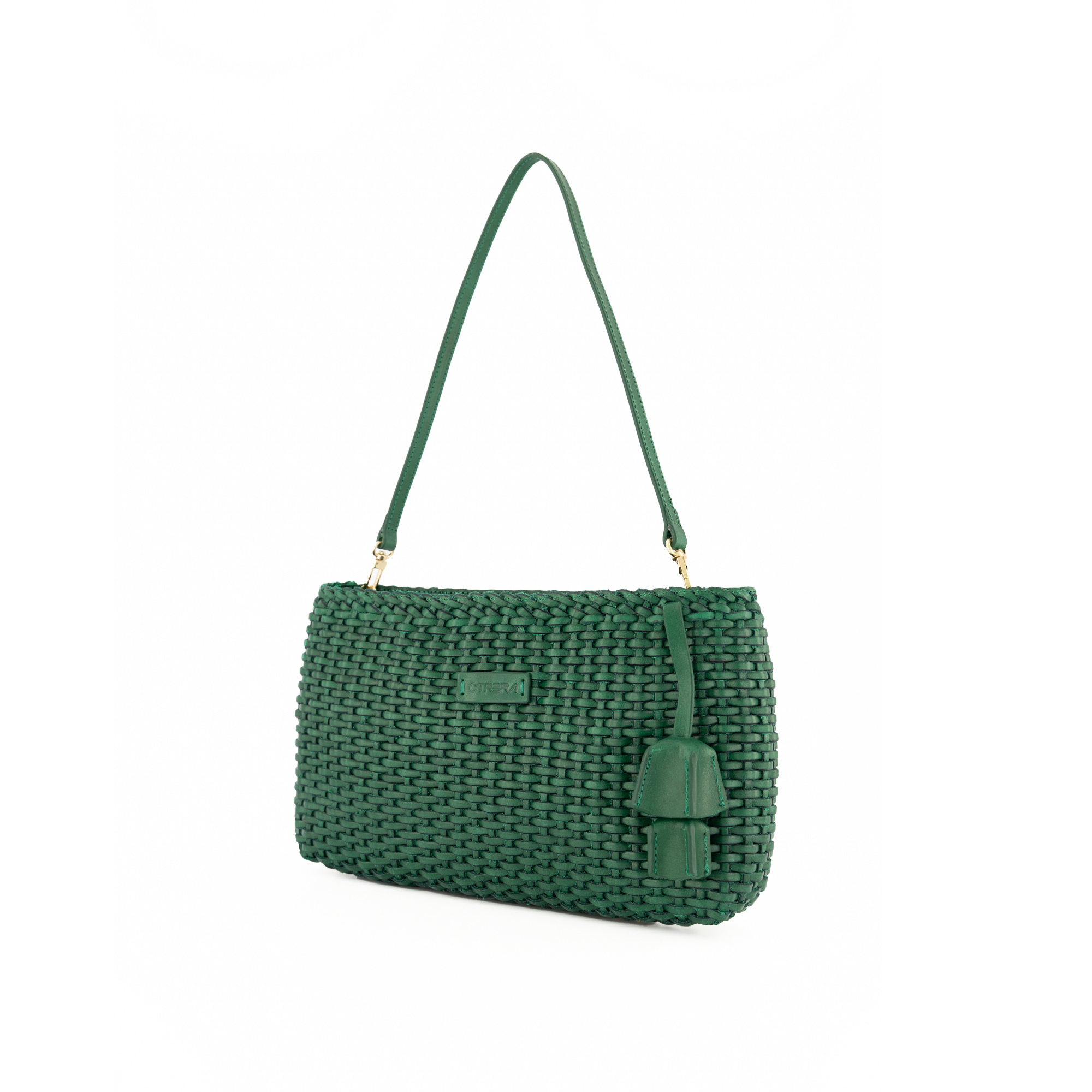 Otrera-Rhea Clutch Green-Omuz Çantası-2-Milagron.com