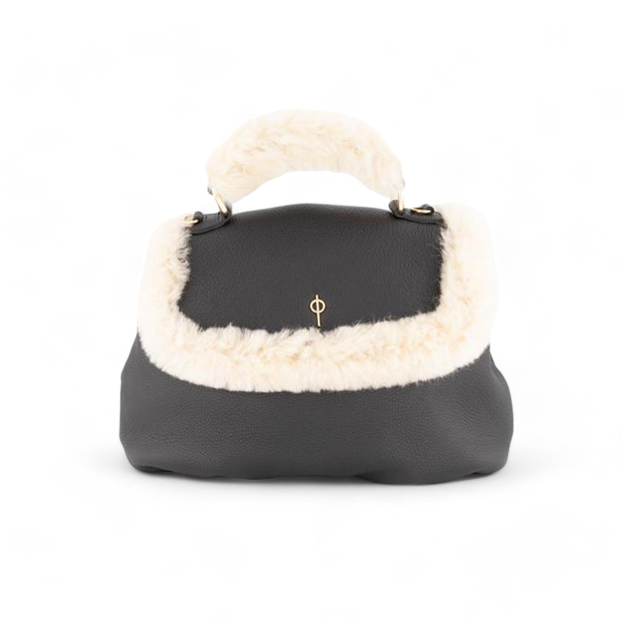 Otrera-Rita Fluffy - Black-El Çantası-1-Milagron.com