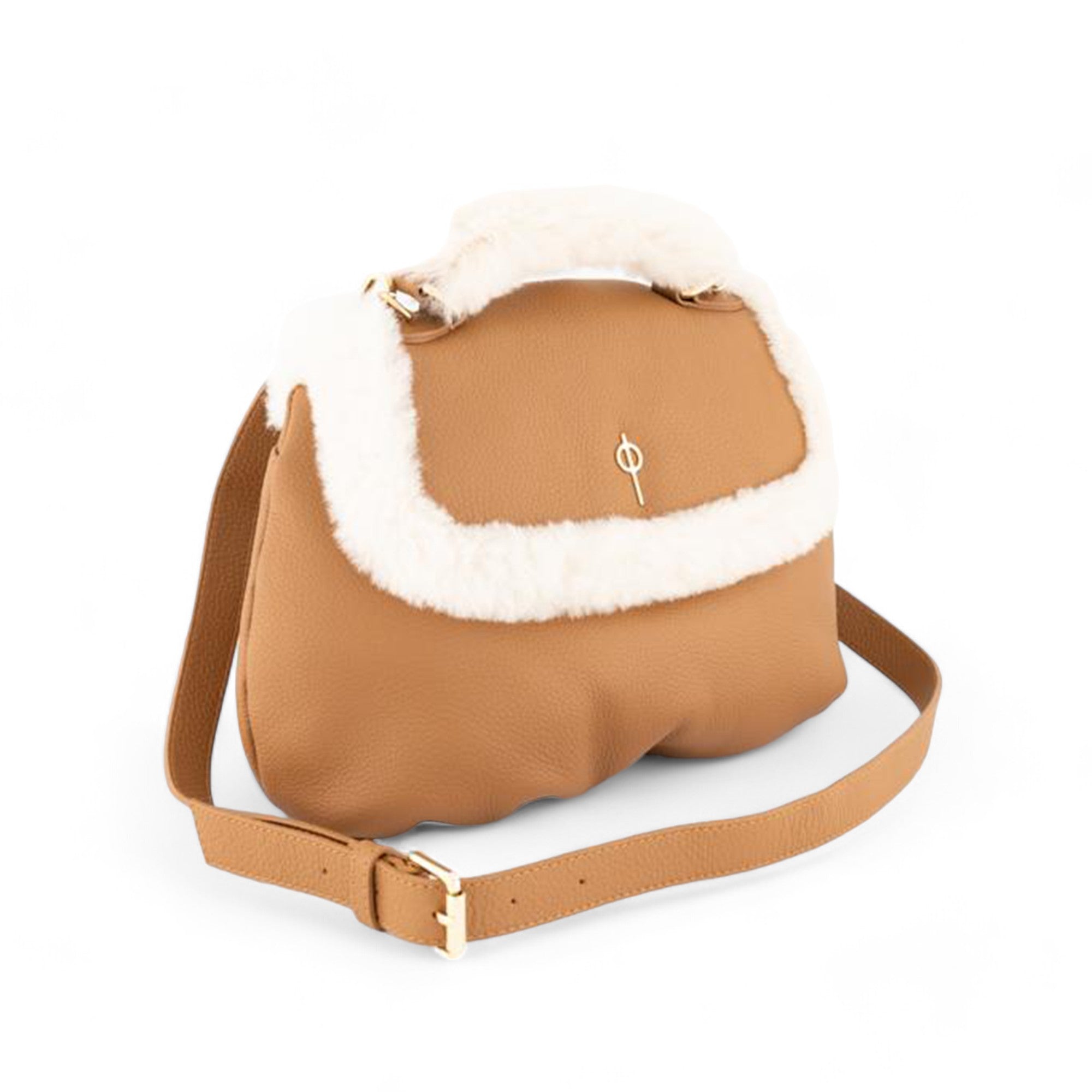 Otrera-Rita Fluffy - Tan-El Çantası-3-Milagron.com