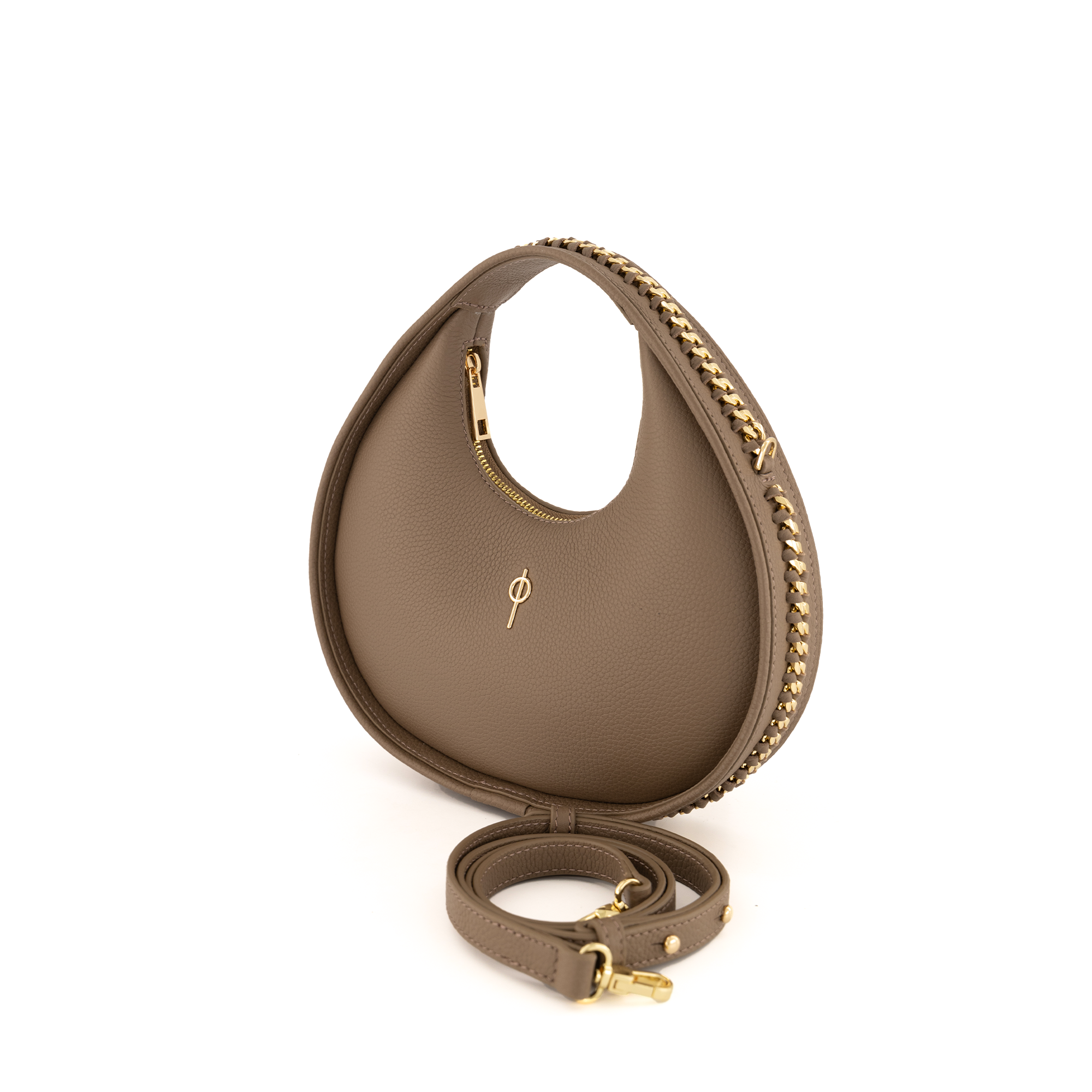 Otrera-Round Chain Bag Rock-Omuz Çantası-4-Milagron.com