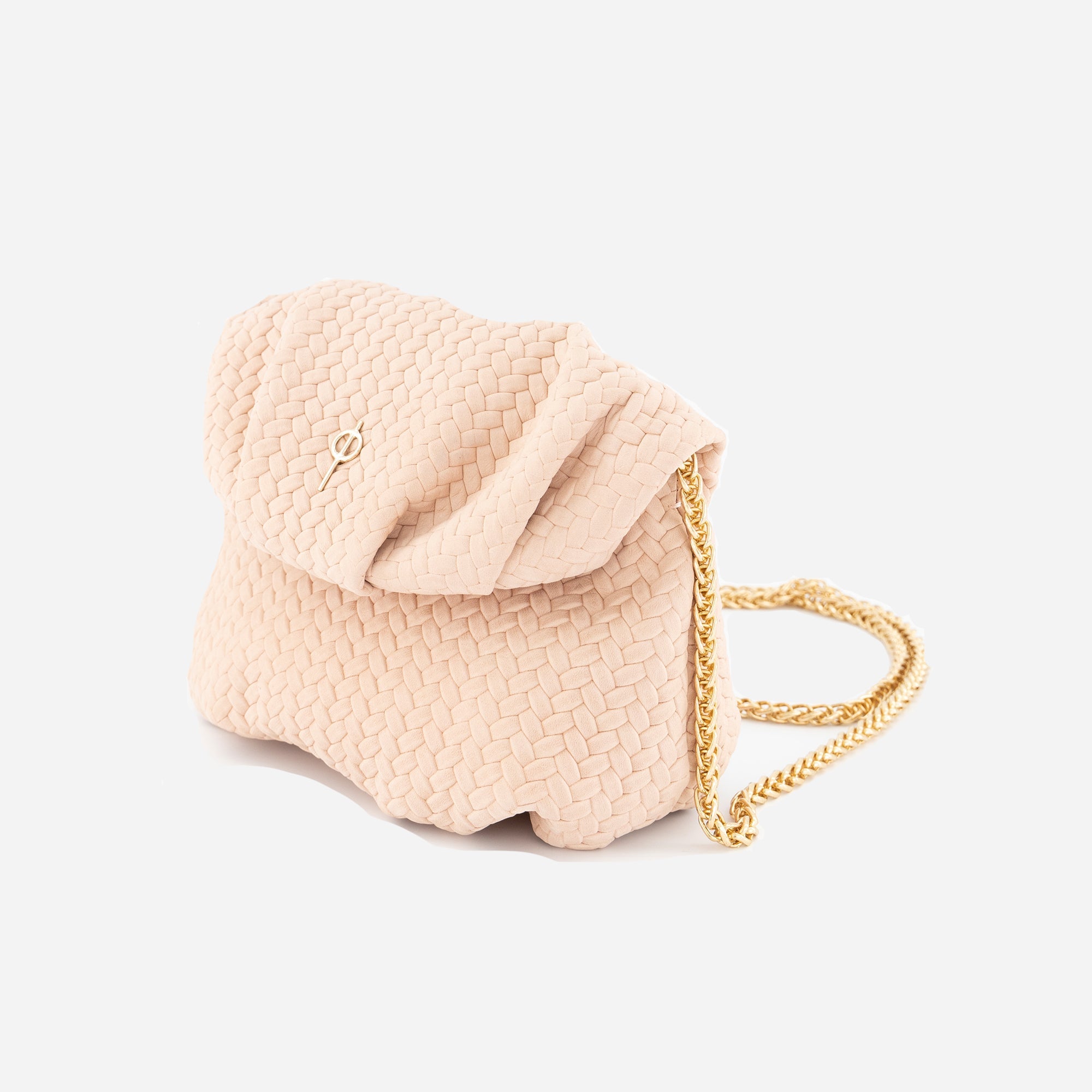 Otrera-SORUNLU - Baby Leda Braid Pink-Omuz Çantası-2-Milagron.com