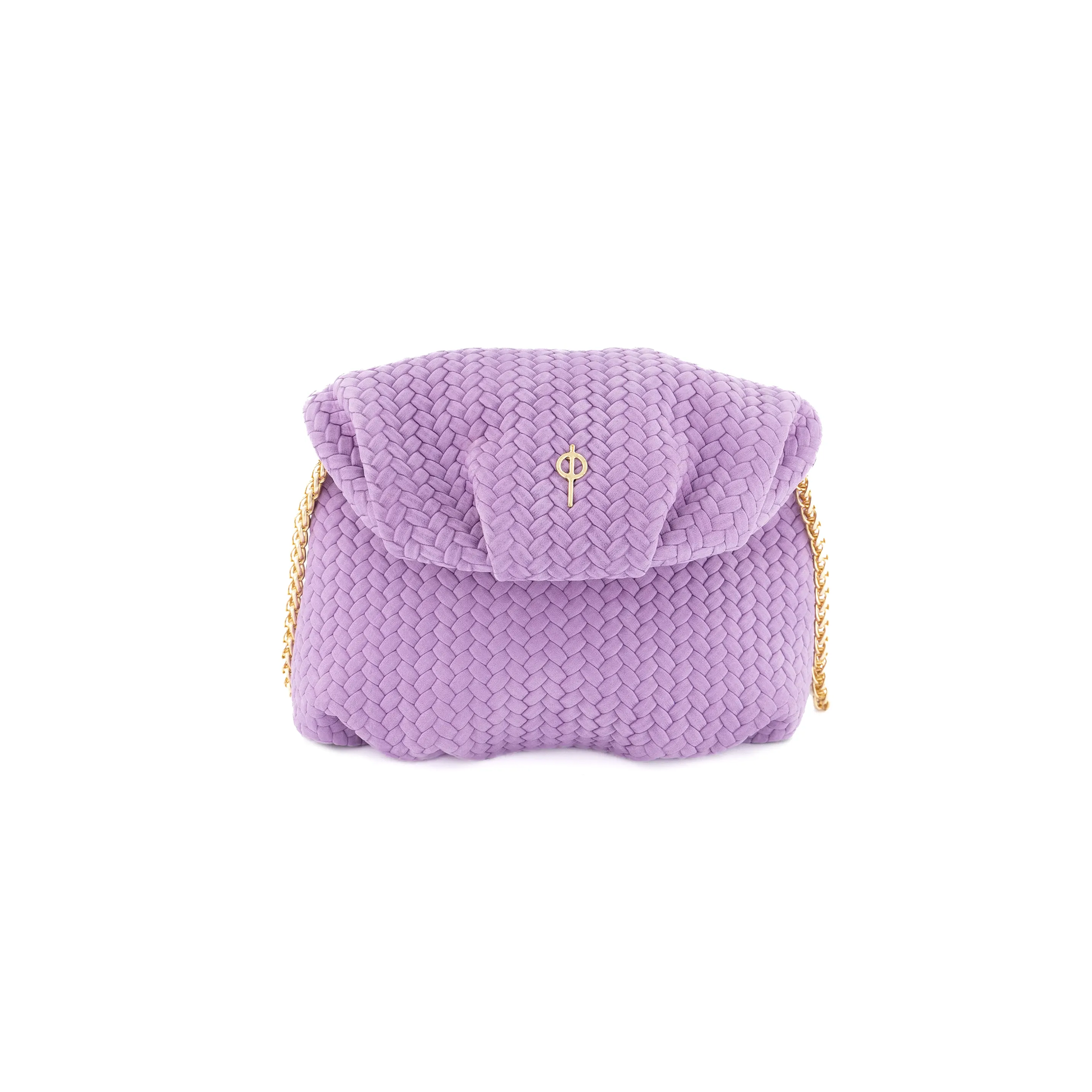 Otrera-SORUNLU - Baby Leda Braid Purple-Omuz Çantası-1-Milagron.com