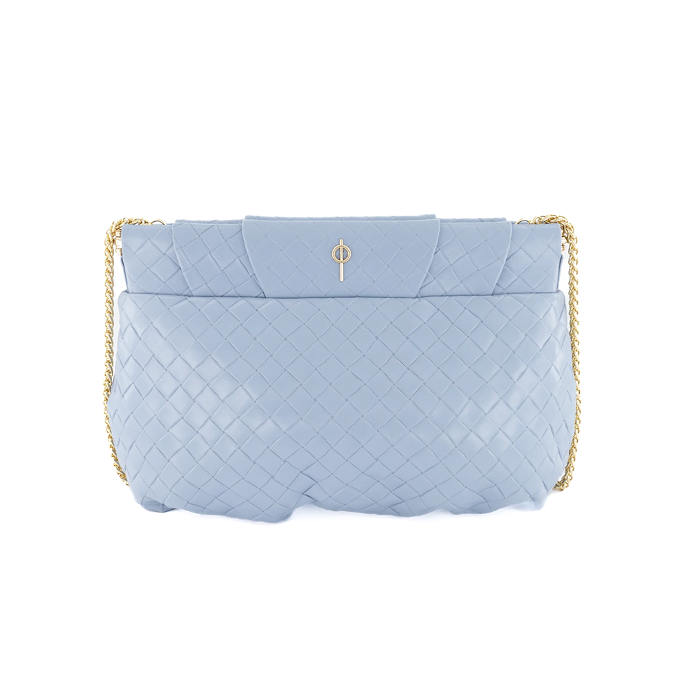 Otrera-Thalia Leather Light Blue-Omuz Çantası-1-Milagron.com