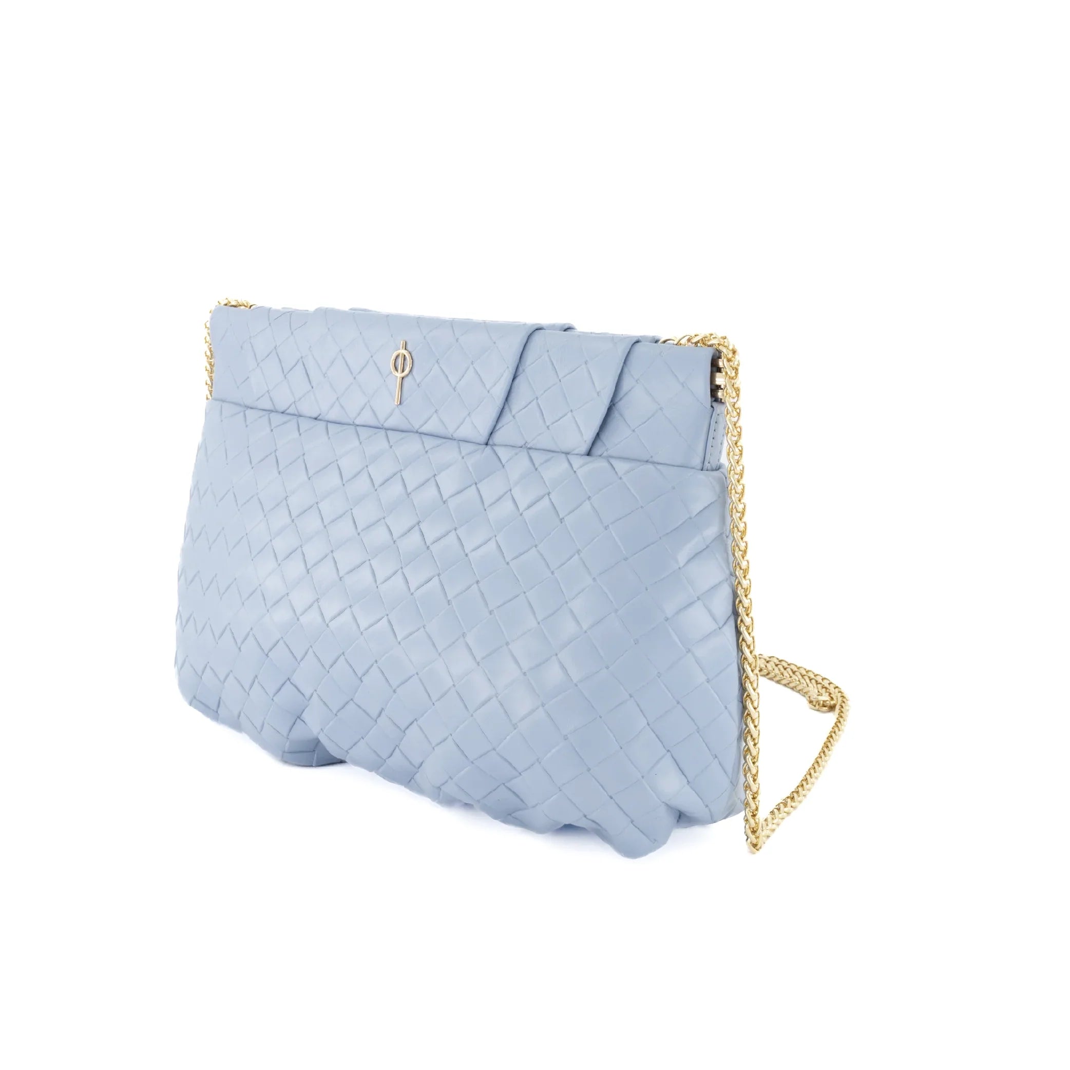 Otrera-Thalia Leather Light Blue-Omuz Çantası-2-Milagron.com
