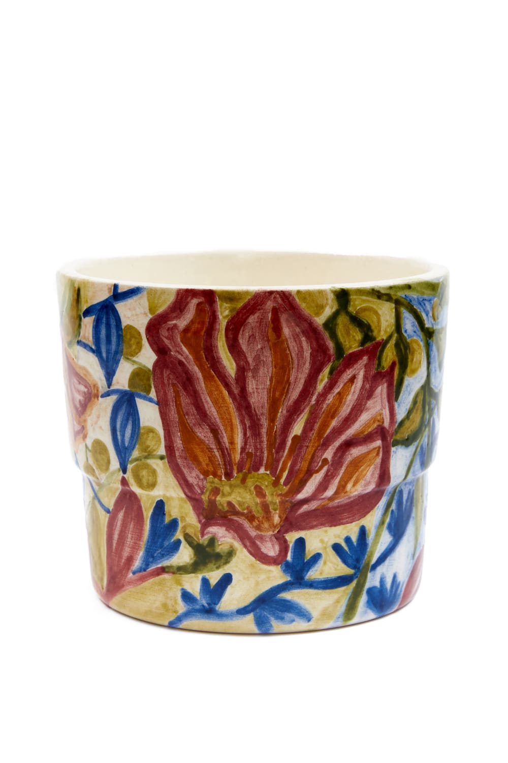 Ozge Atelier-Renkli Çiçek Desenli Mum-Mum-2-Milagron.com