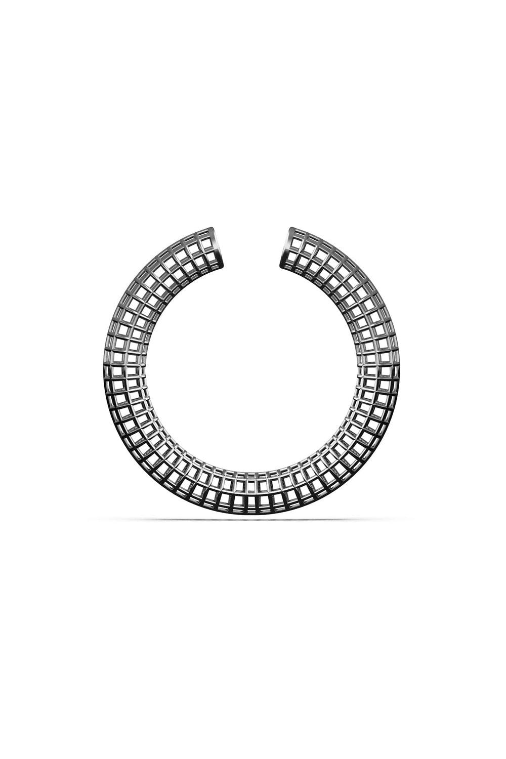 PACAL-Maxi Luki Gümüş Kıkırdak Küpesi-Küpe-1-Milagron.com