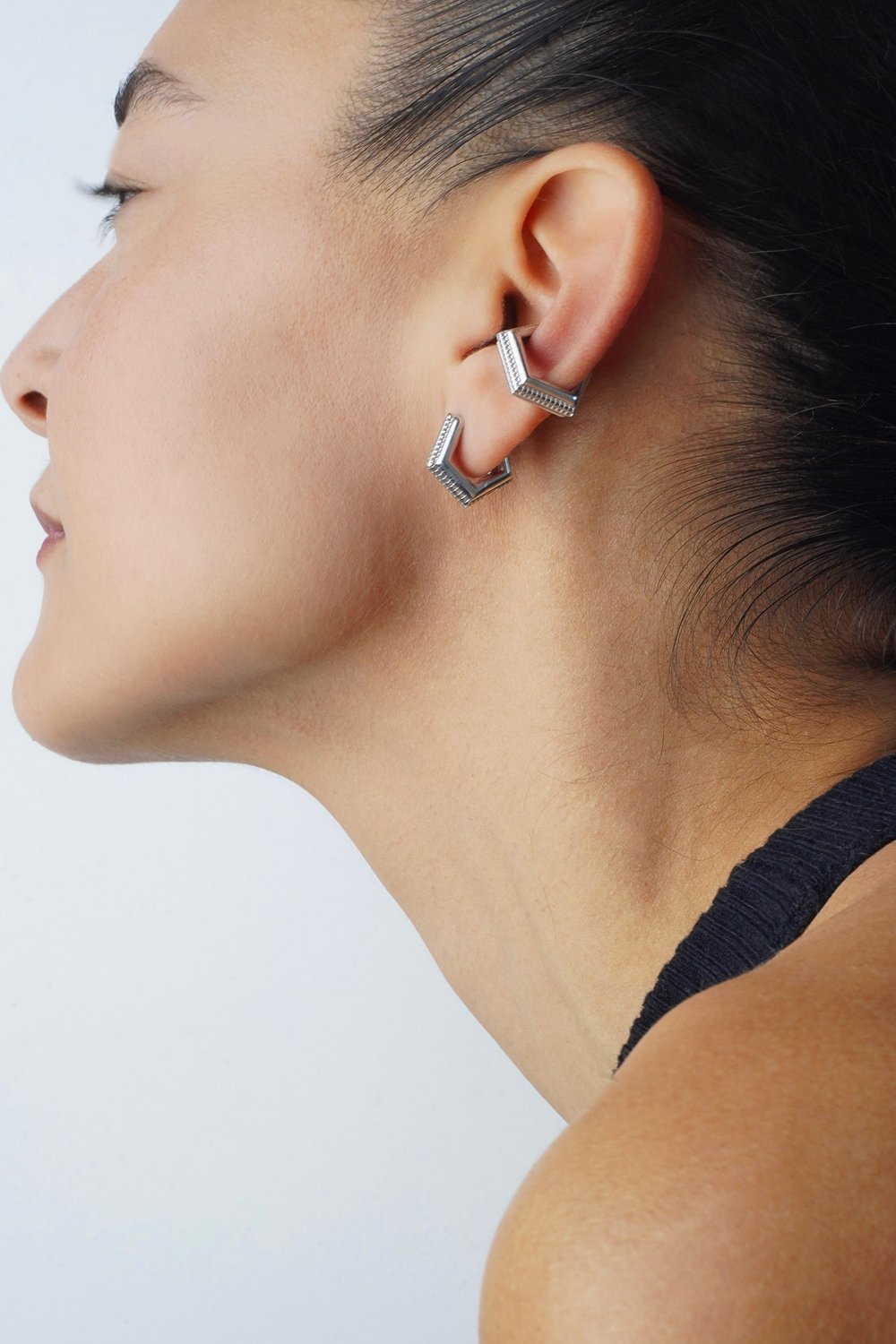 PACAL-Mini Verta Huggie Küpe-Küpe-3-Milagron.com