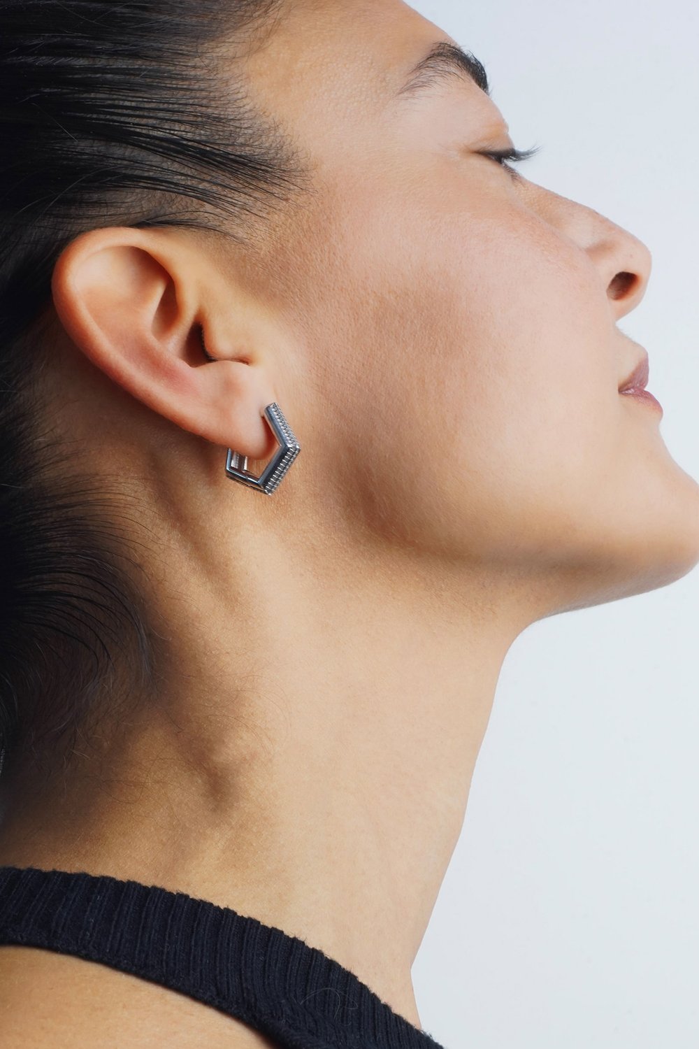 PACAL-Verta Huggie Küpe-Küpe-3-Milagron.com