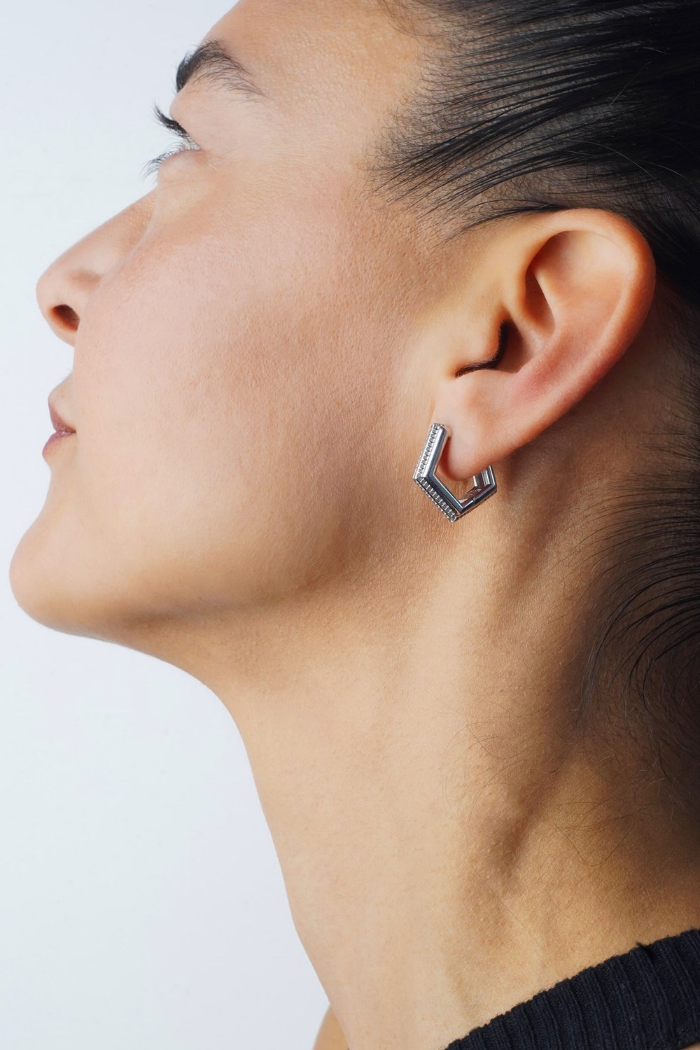 PACAL-Verta Huggie Küpe-Küpe-7-Milagron.com