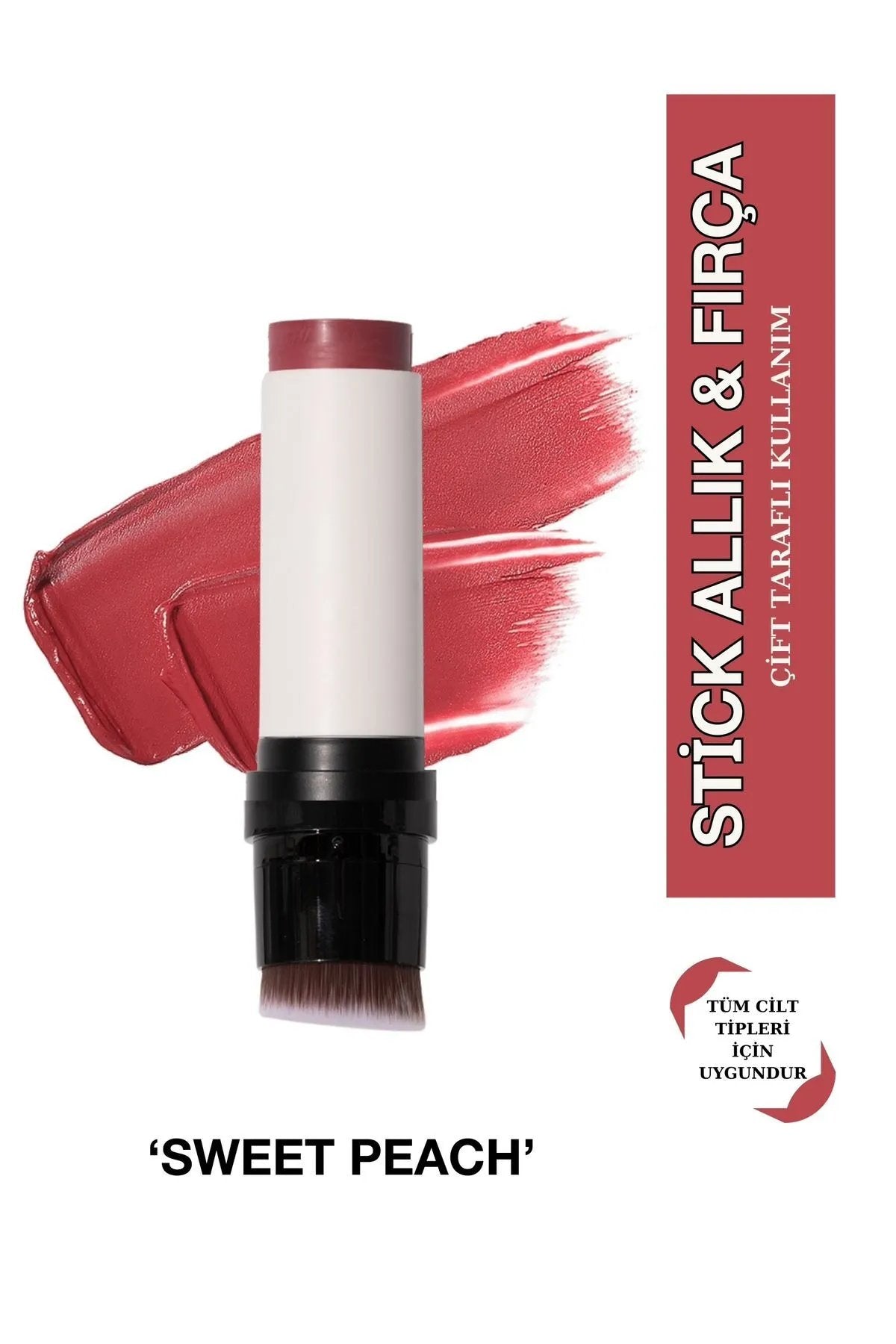 POP Beauty-Çi̇ft Taraflı Sti̇ck Allık - Blush-Allık-1-Milagron.com