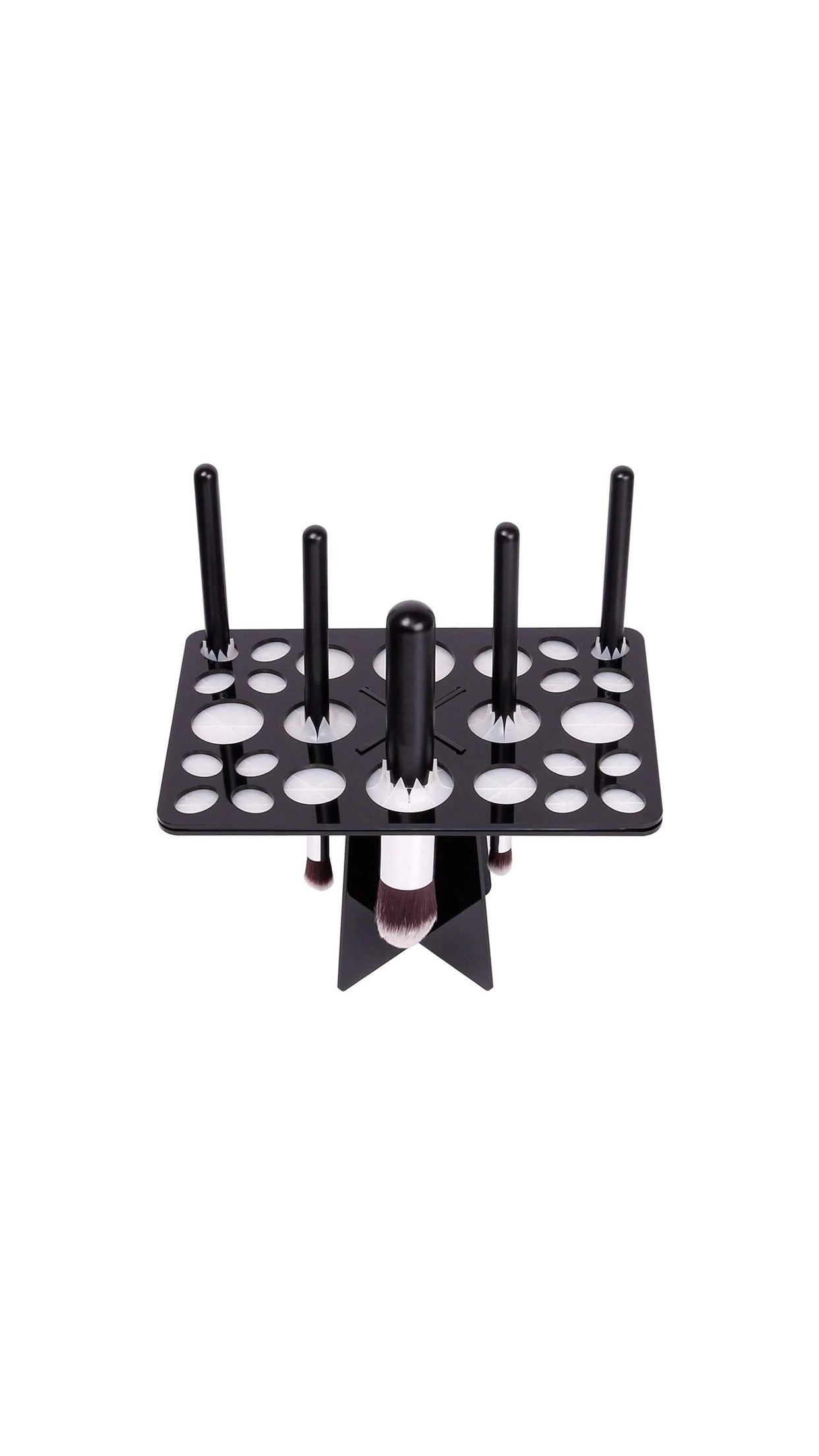 POP Beauty-Makyaj Fırçalarını Kurutma Standı - Katlanabilir Fırça Organizer Düzenleyici-Organizer-1-Milagron.com
