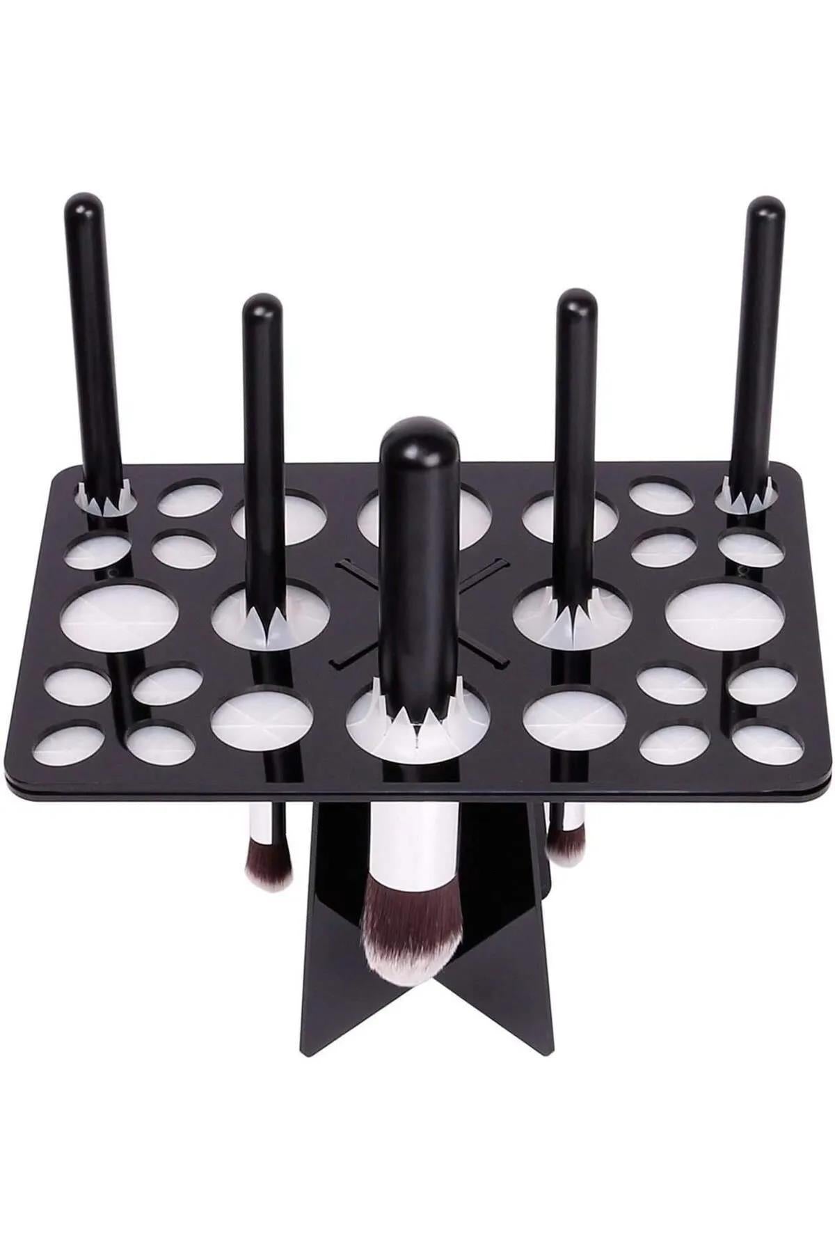 POP Beauty-Makyaj Fırçası Temizleme Sabunu Ve Katlanabilir Kurutma Standı 2'si 1 Arada Set-Makyaj Temizleyici-3-Milagron.com