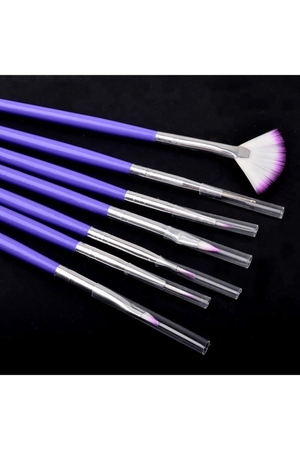 POP Beauty-Nail Art Tırnak Süsleme Desen Fırça Seti - Uv Jel Tırnak Boyama Fırçası-Takma Tırnak ve Aksesuarları-4-Milagron.com