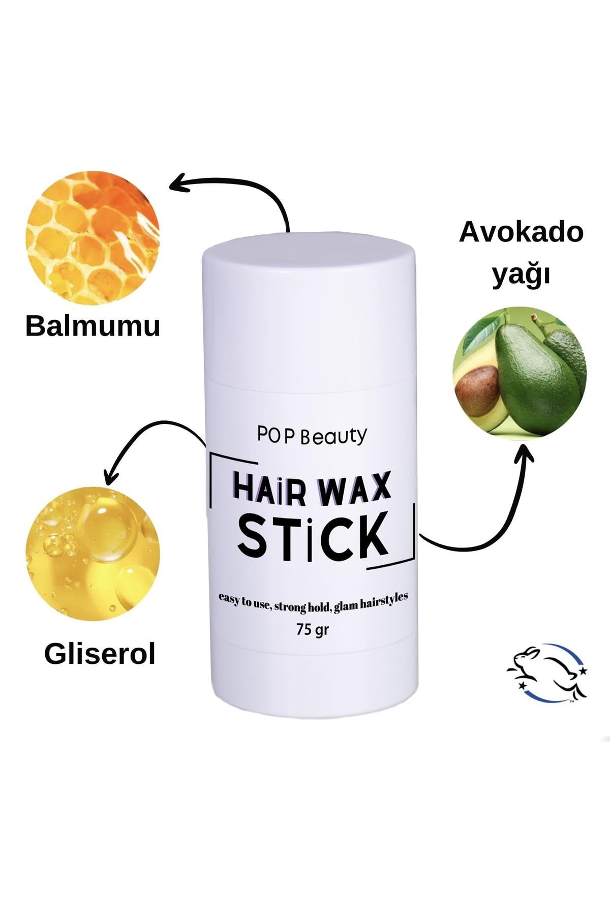 POP Beauty-Saç Şekillendirici Stick Wax 75gr-Saç Jölesi-1-Milagron.com