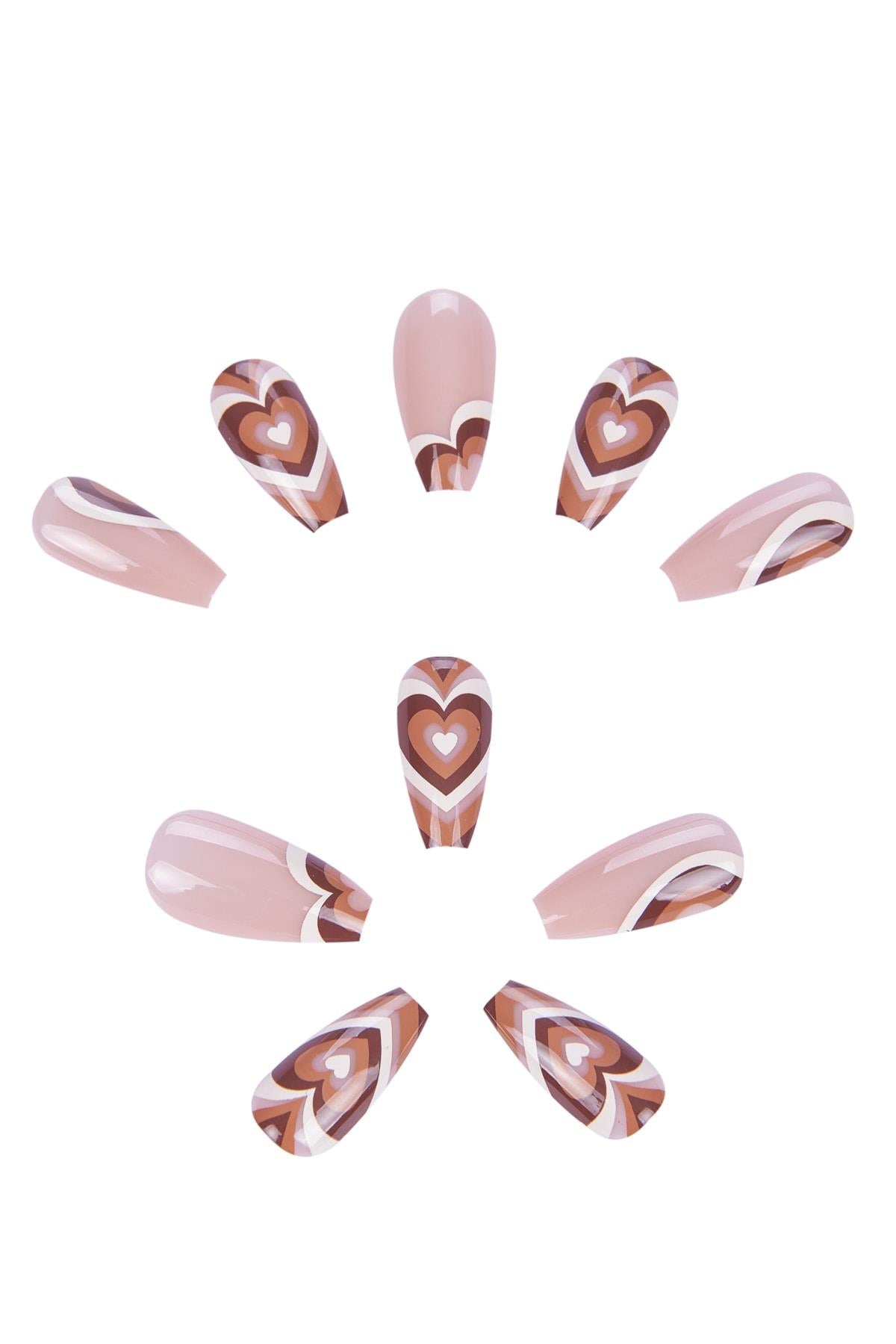 Pop Beauty Takma Tırnak Seti & Zararsız Yapıştırıcı Popbeauty10053