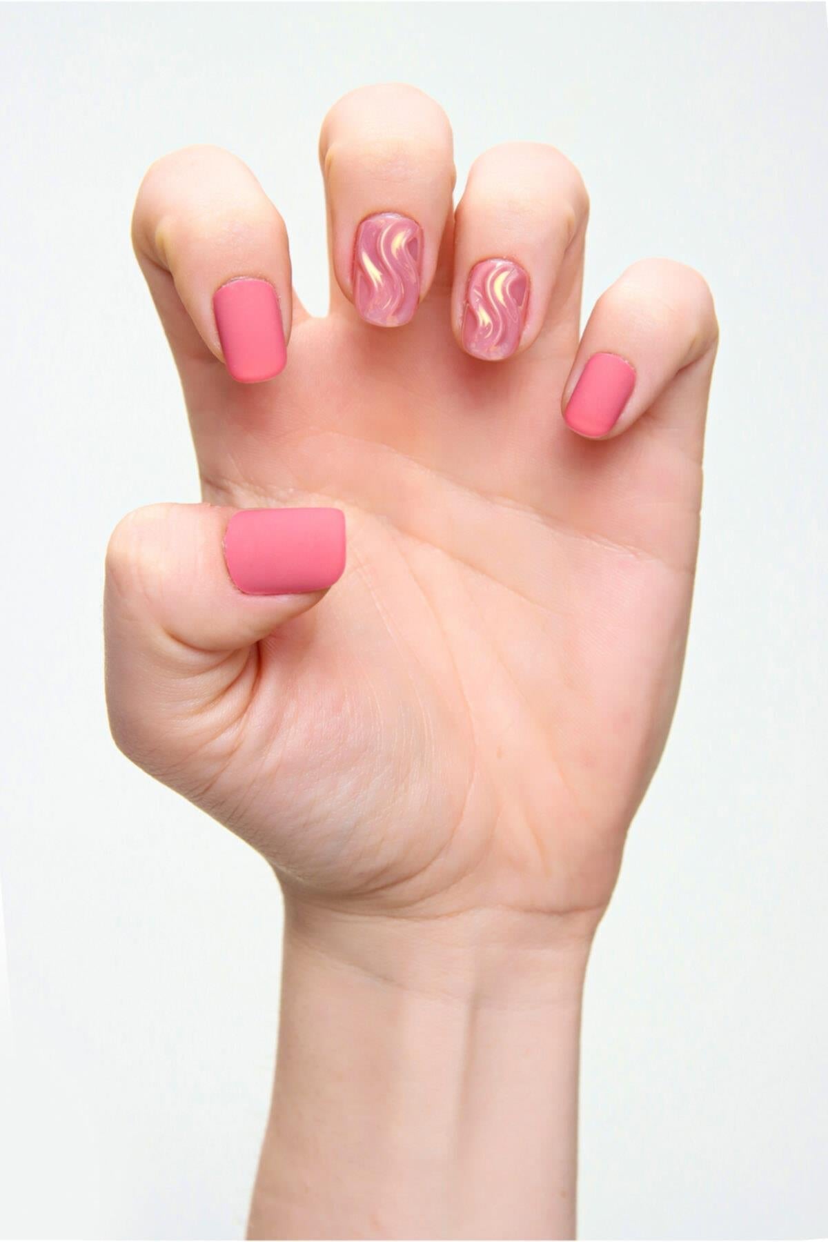 POP Beauty-Takma Tırnak Seti Ve Zararsız Yapıştırıcı-Takma Tırnak ve Aksesuarları-3-Milagron.com