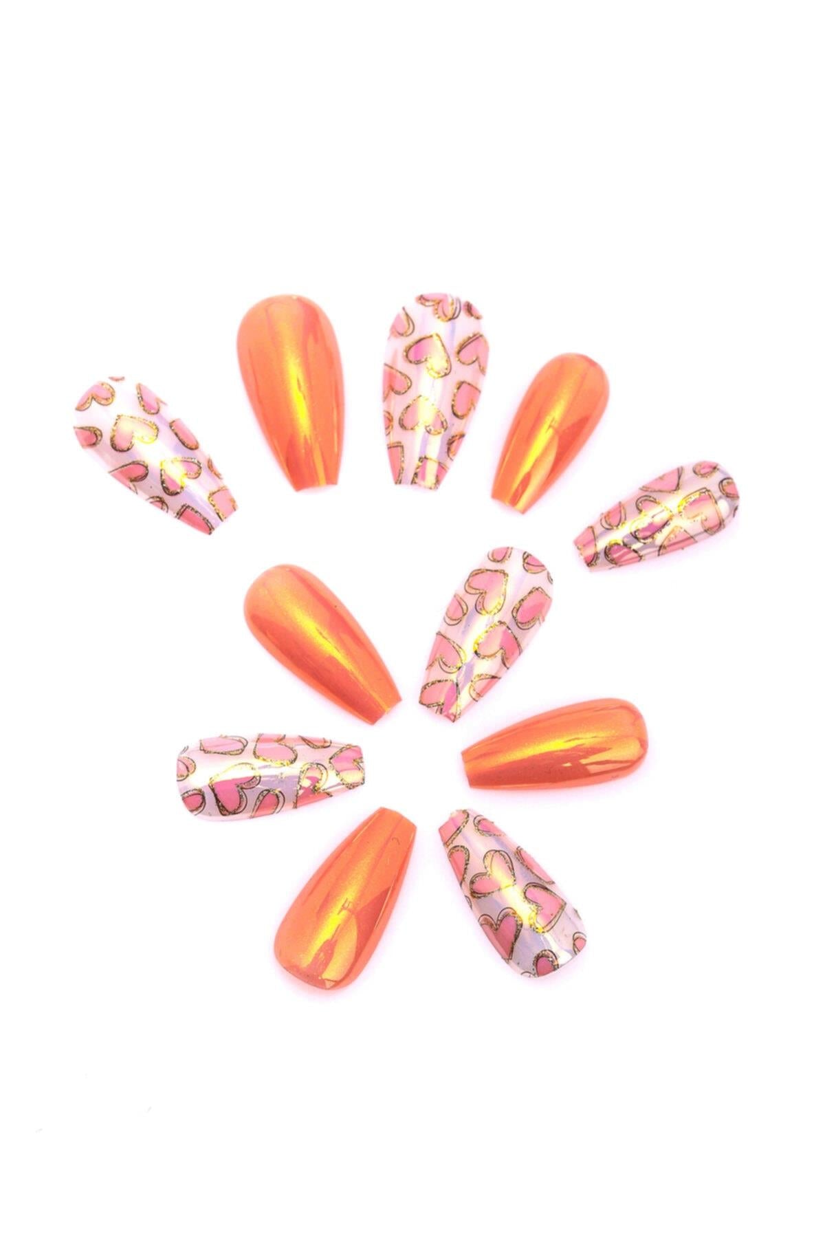 POP Beauty-Takma Tırnak Seti & Zararsız Yapıştırıcı-Takma Tırnak ve Aksesuarları-1-Milagron.com