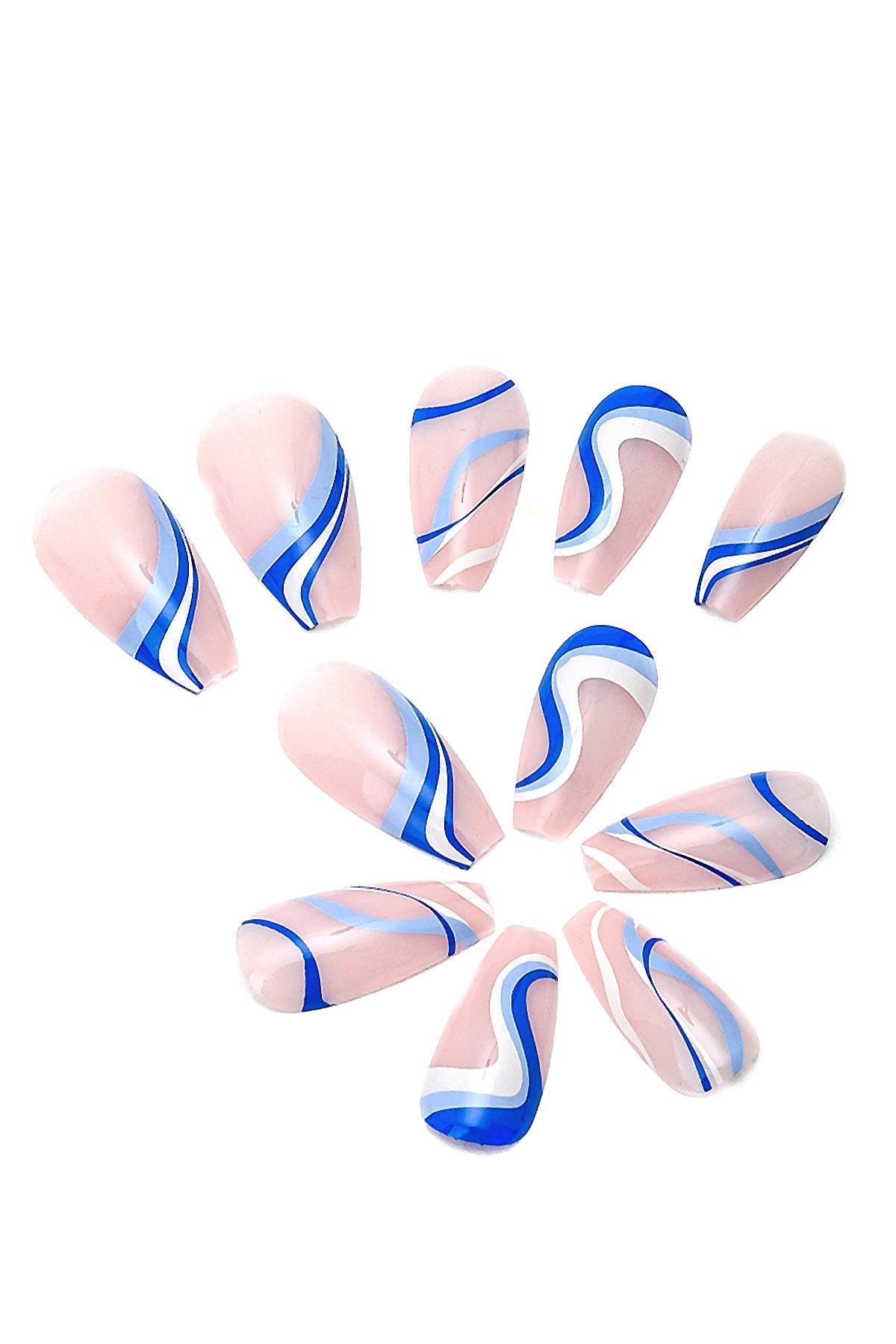 POP Beauty-Takma Tırnak Seti & Zararsız Yapıştırıcı-Takma Tırnak ve Aksesuarları-1-Milagron.com