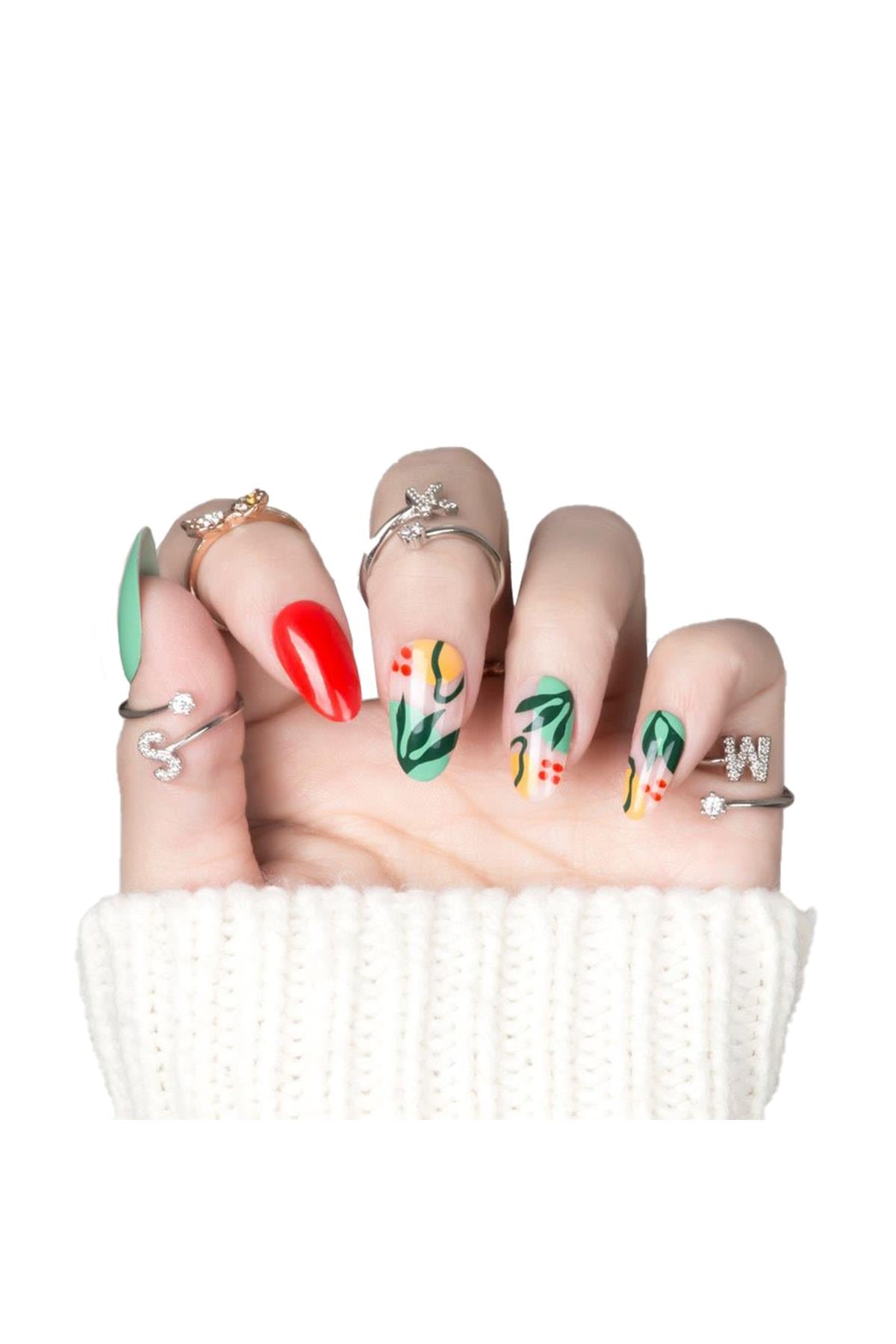 POP Beauty-Takma Tırnak Seti & Zararsız Yapıştırıcı-Takma Tırnak ve Aksesuarları-1-Milagron.com