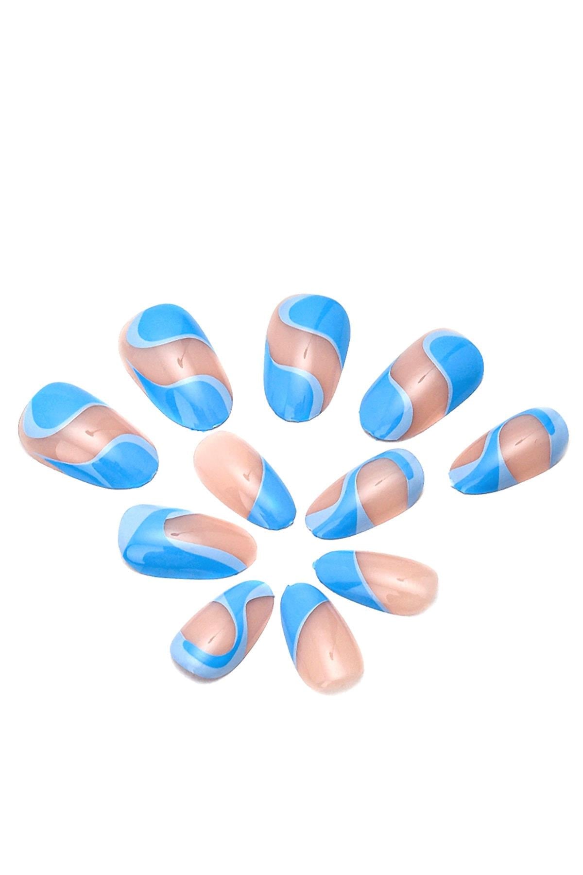 POP Beauty-Takma Tırnak Seti & Zararsız Yapıştırıcı-Takma Tırnak ve Aksesuarları-1-Milagron.com