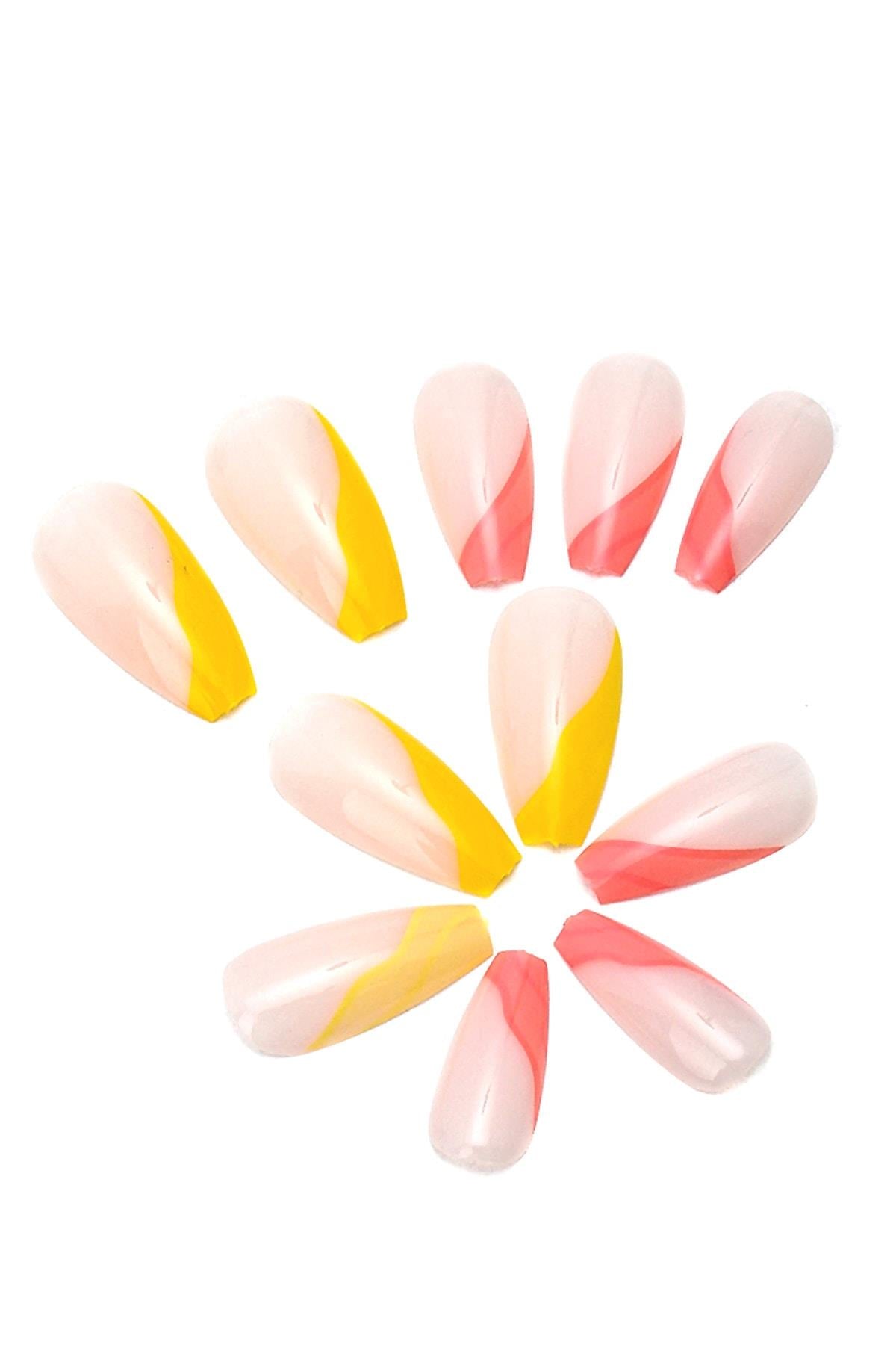 POP Beauty-Takma Tırnak Seti & Zararsız Yapıştırıcı-Takma Tırnak ve Aksesuarları-1-Milagron.com