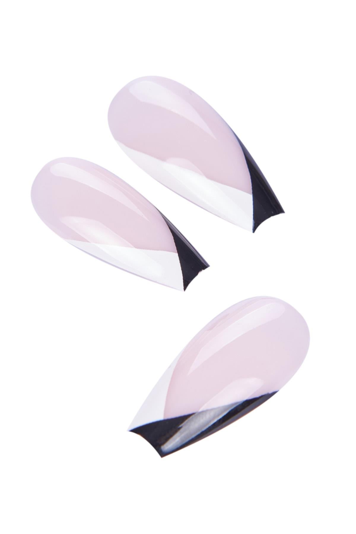 POP Beauty-Takma Tırnak Seti & Zararsız Yapıştırıcı-Takma Tırnak ve Aksesuarları-2-Milagron.com